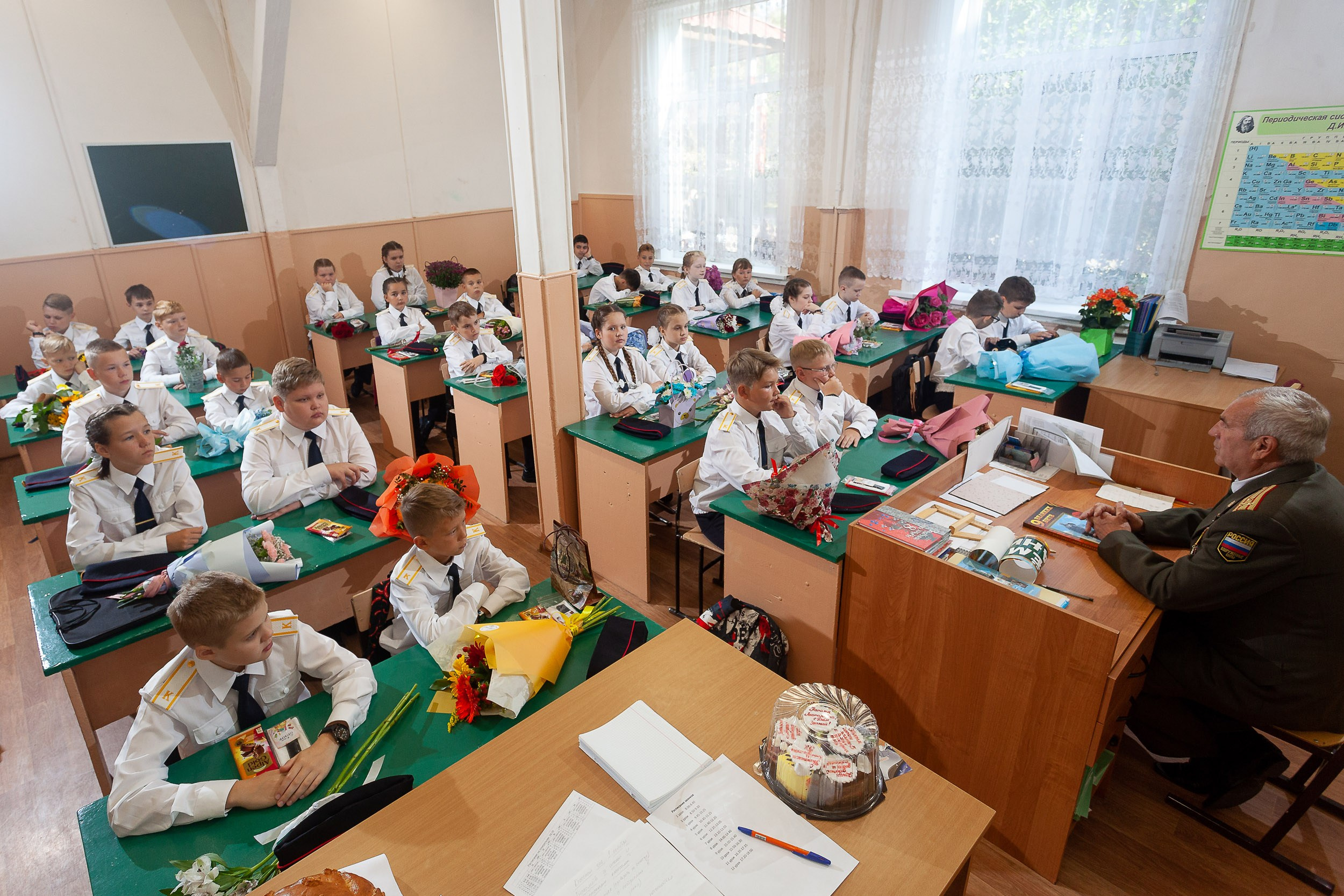 Фотосессия дл я5К класса в День знаний