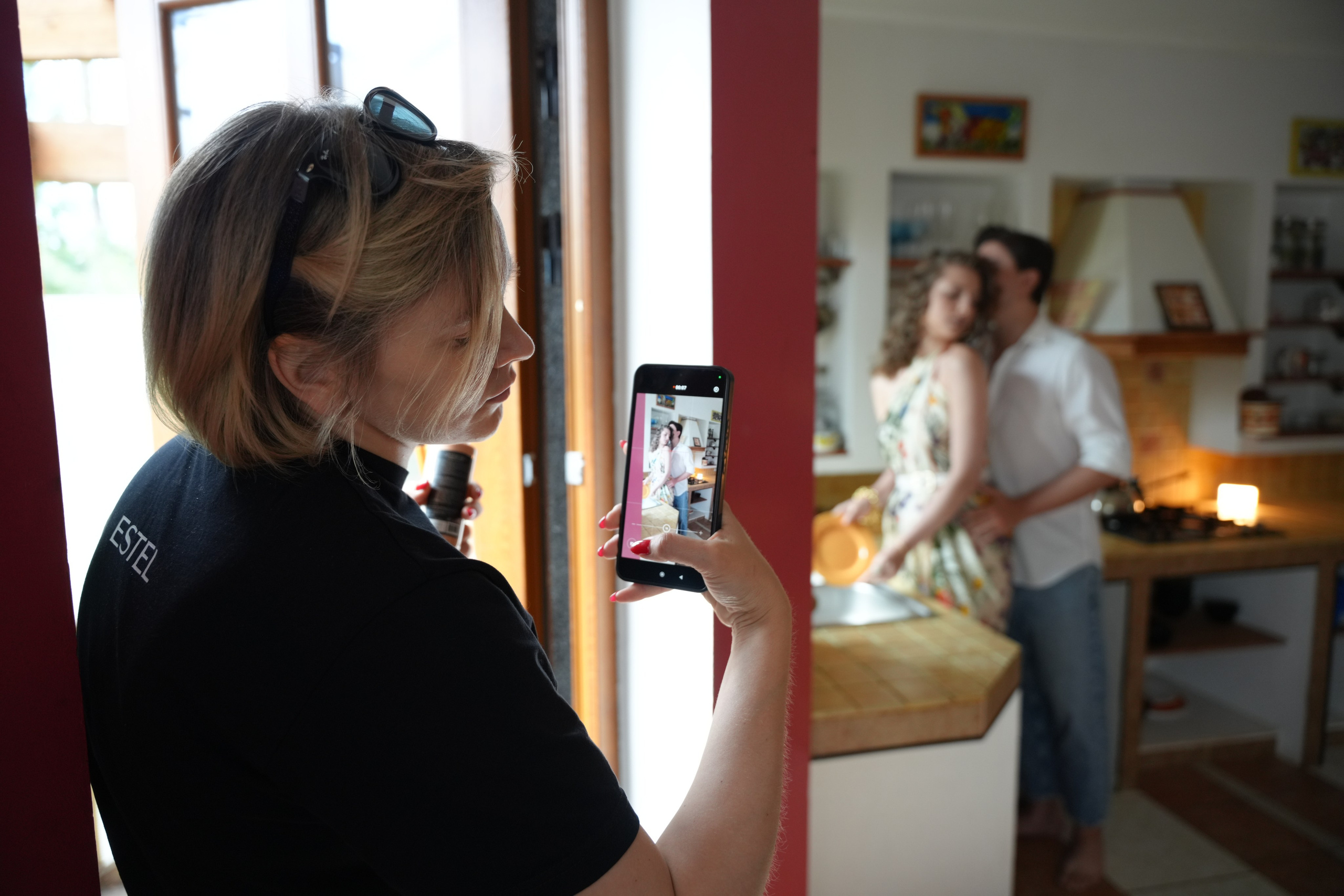 #backstage со съёмок команды в загородном доме. Портретный фотограф в Санкт-Петербурге Дмитриева Наталия