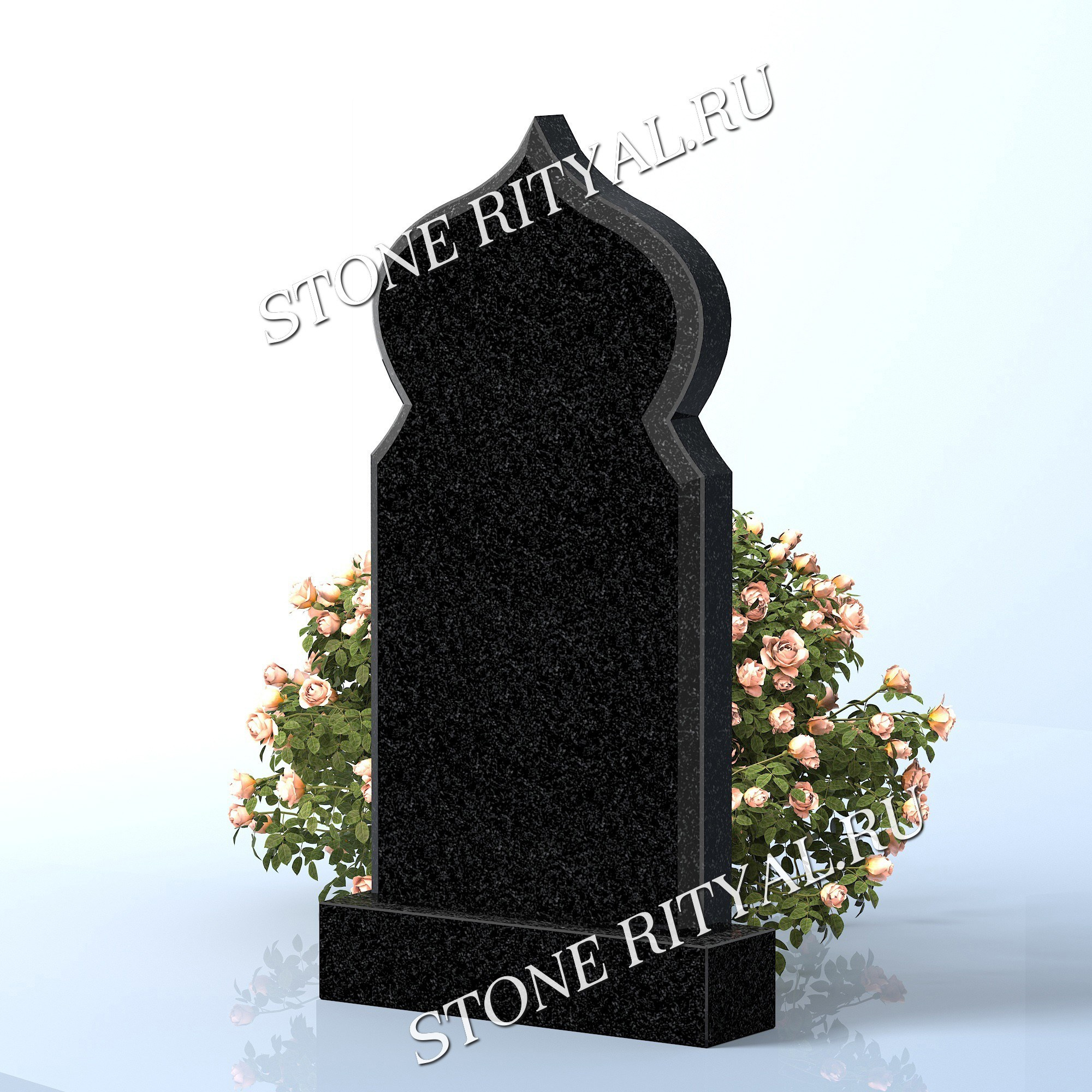 Вертикальные памятники прямые. Изготовление и установка памятников в Москве и МО