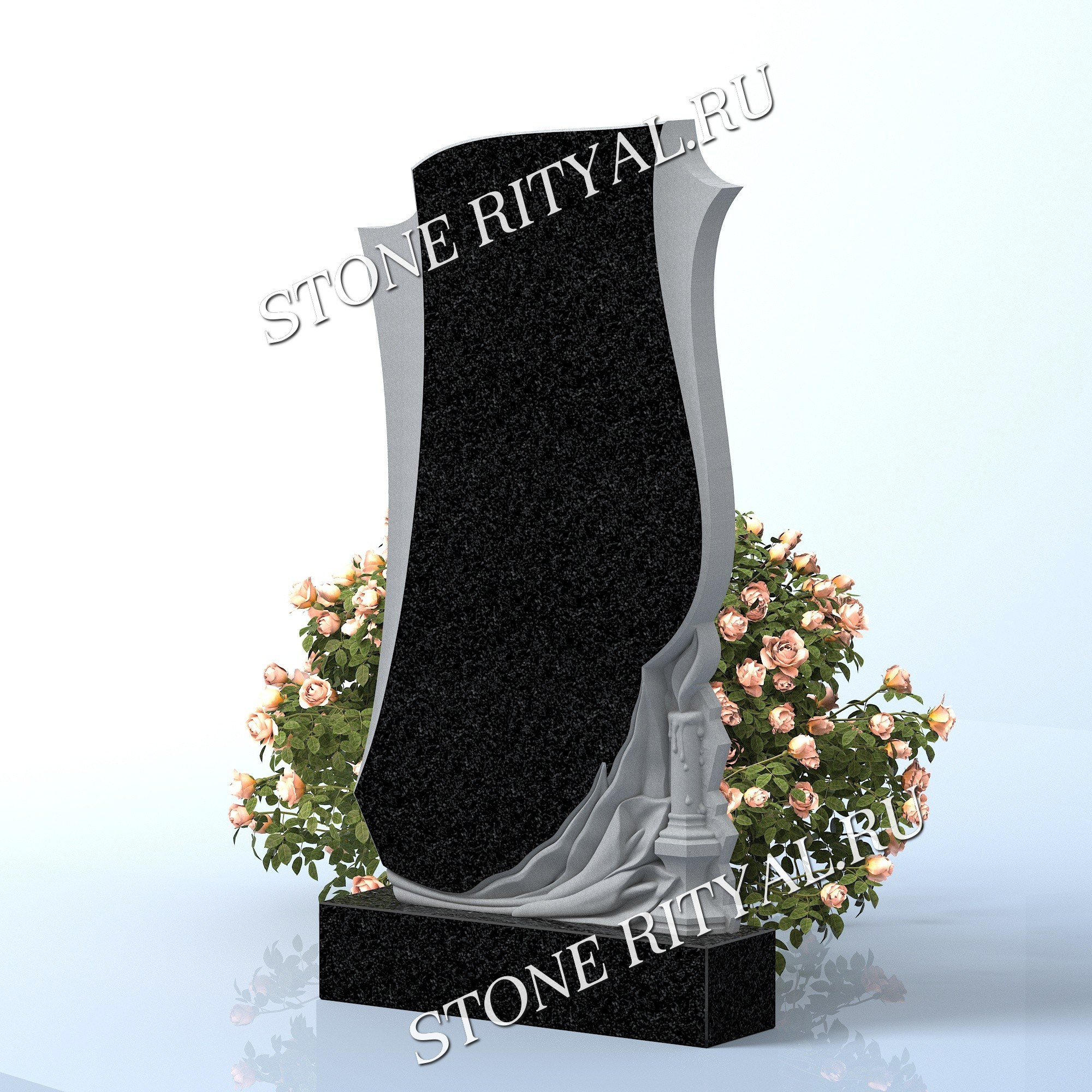 Вертикальные памятники фигурные. Изготовление и установка памятников в Москве и МО