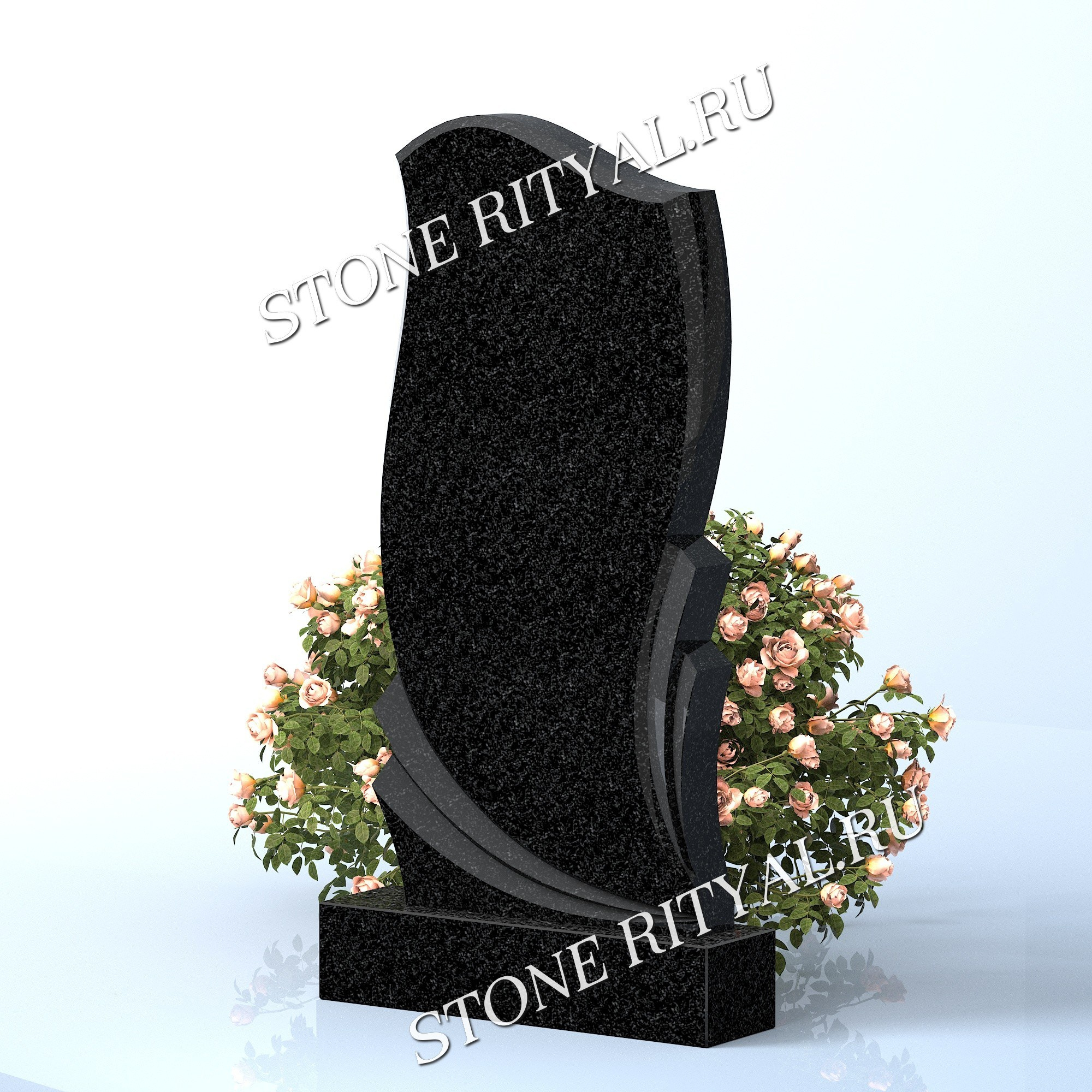 Вертикальные памятники прямые. Изготовление и установка памятников в Москве и МО