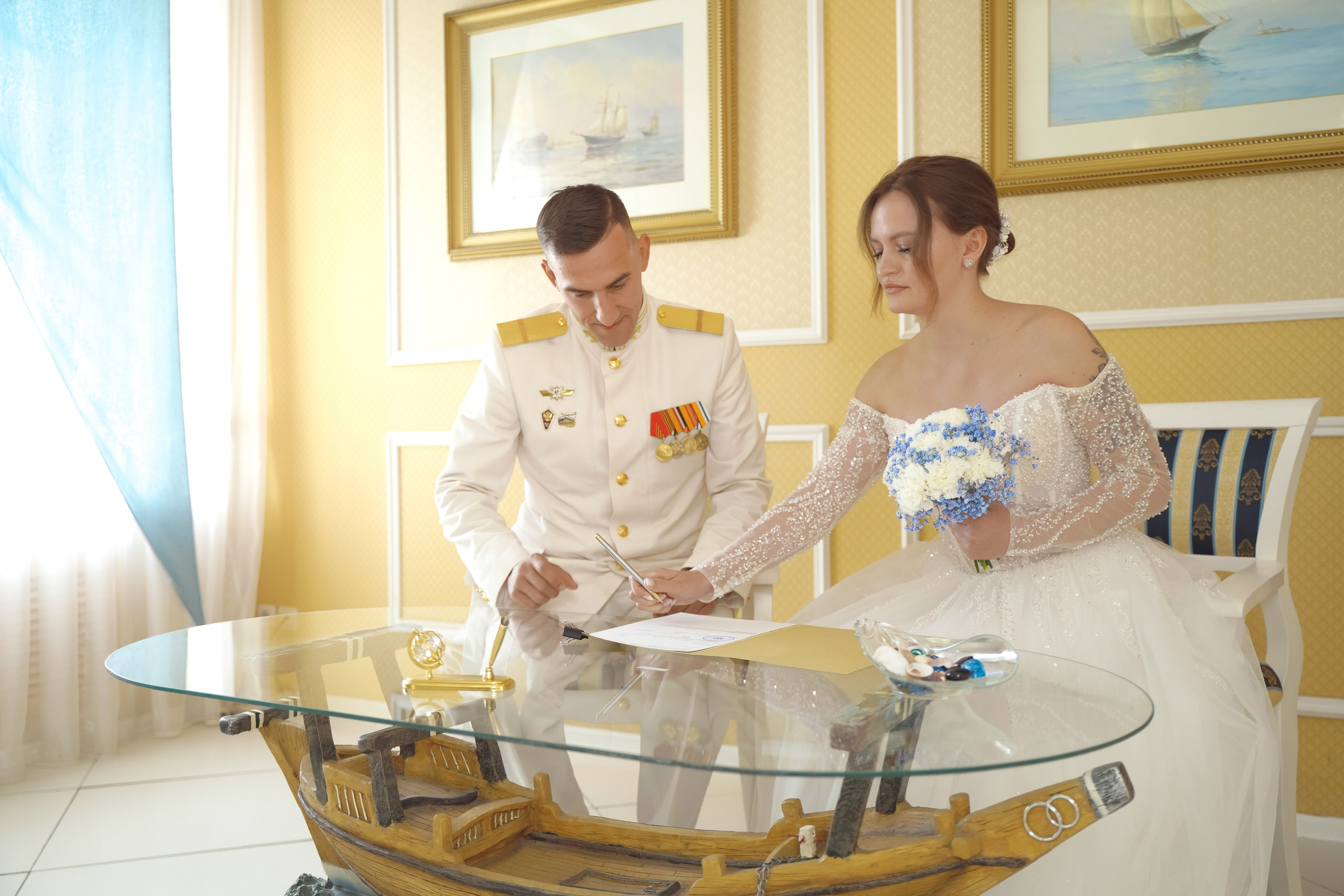 Илья и Кристина. ЗАГС Крондштата. Professional photoartist in St. Petersburg (wedding, reportage, portrait, model book, love story) Alexander Shvedov