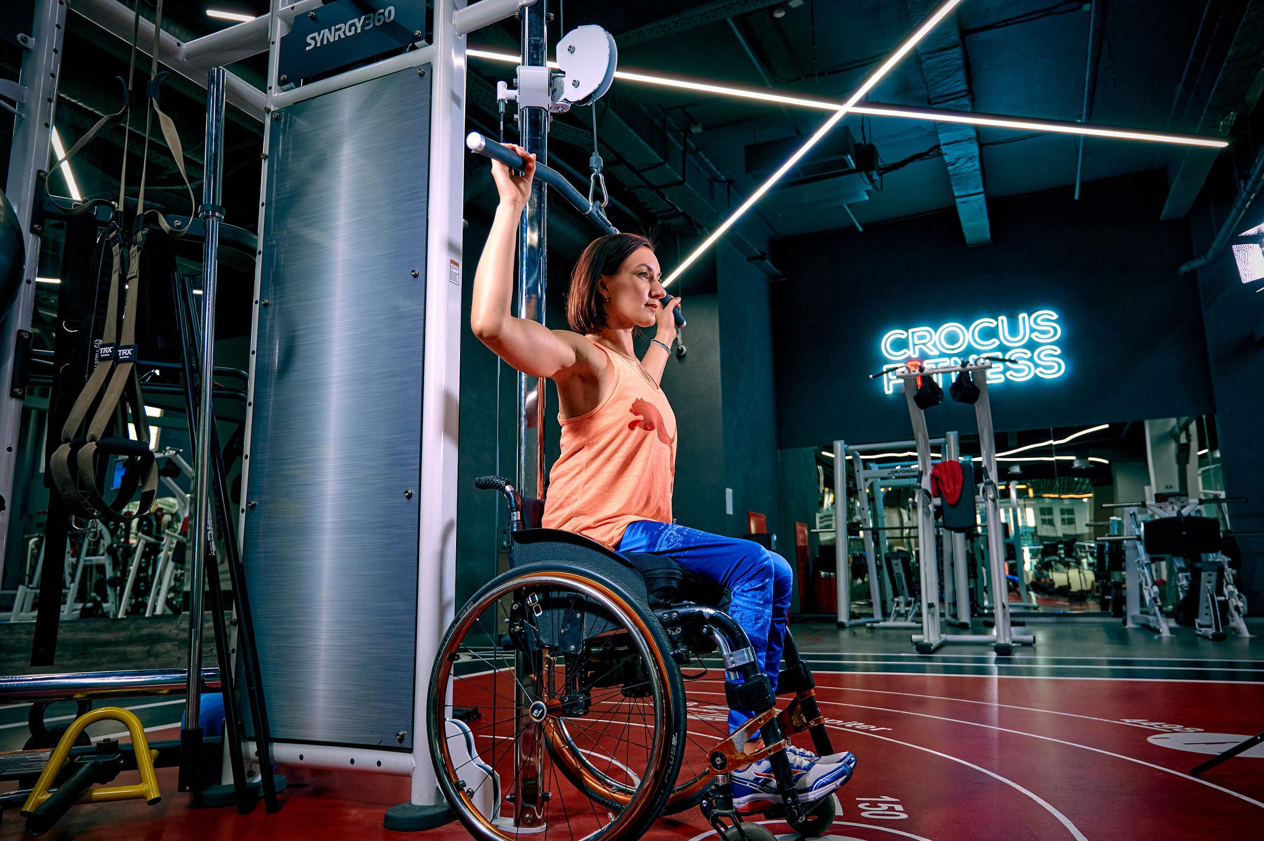 Фотографии Паралимпийской чемпионки Людмила Васильева. Спортивный фитнес фотограф Алексей Нестеров
