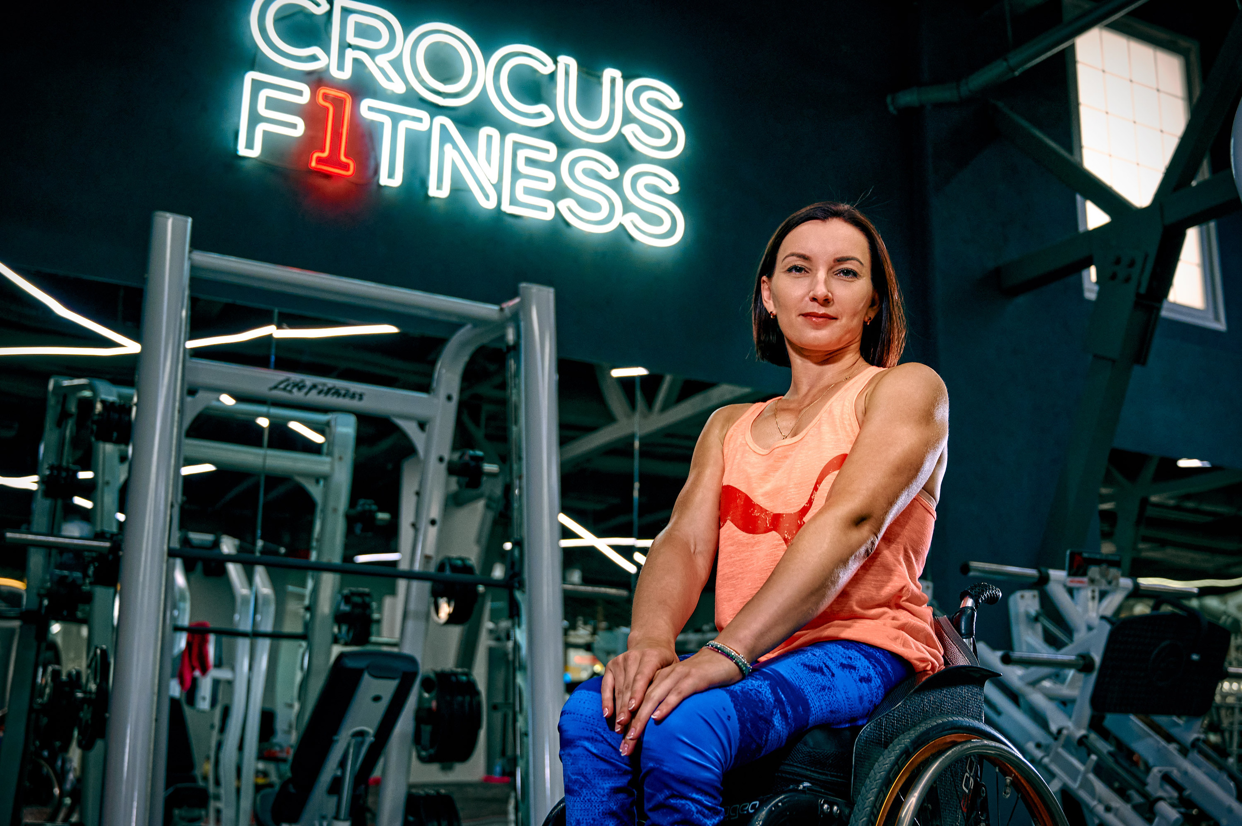 Фотографии Паралимпийской чемпионки Людмила Васильева. Спортивный фитнес фотограф Алексей Нестеров