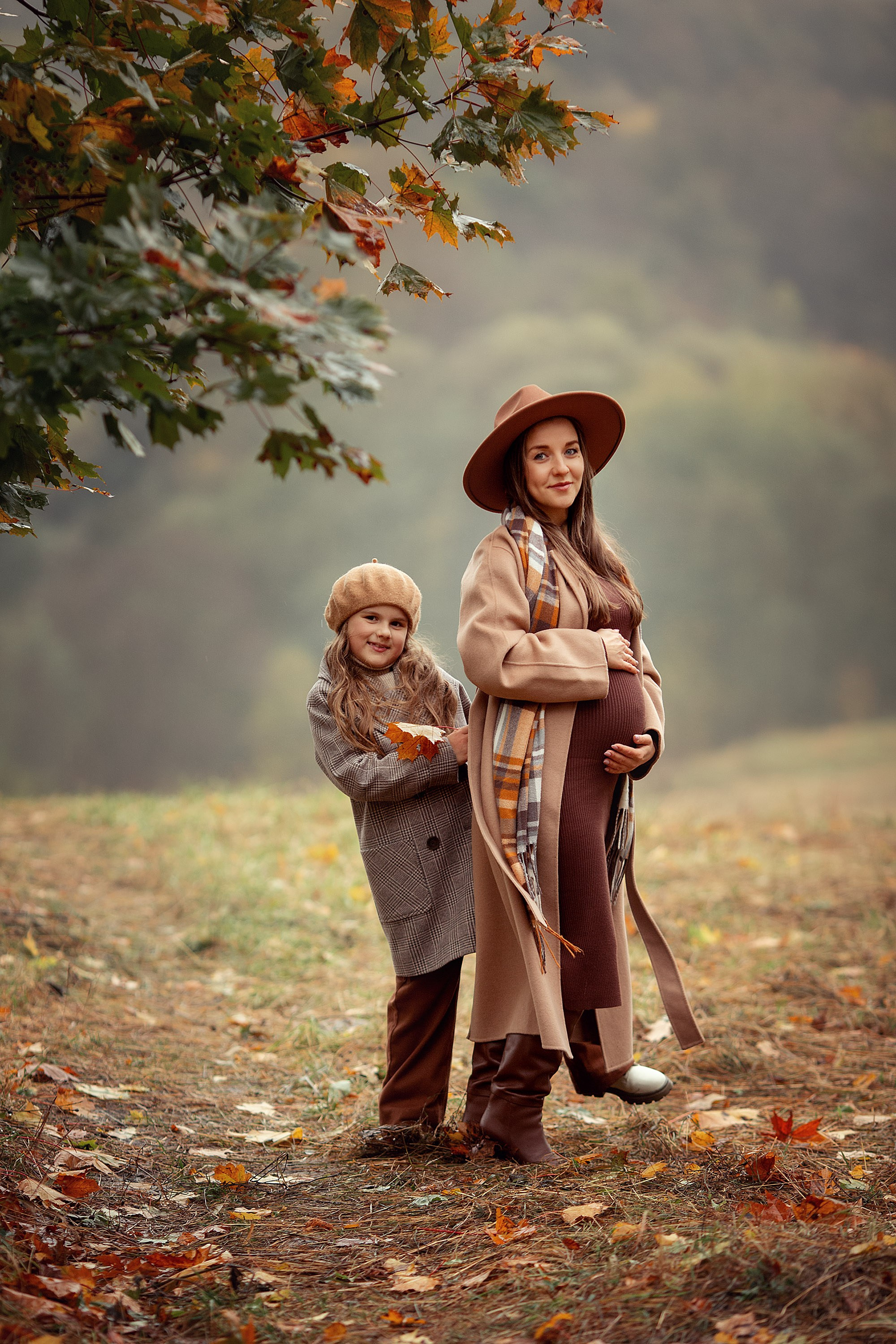 Красивейшая осенняя Фотосессия в ожидании малыша. Tatyana Nadezhdina Family photographer