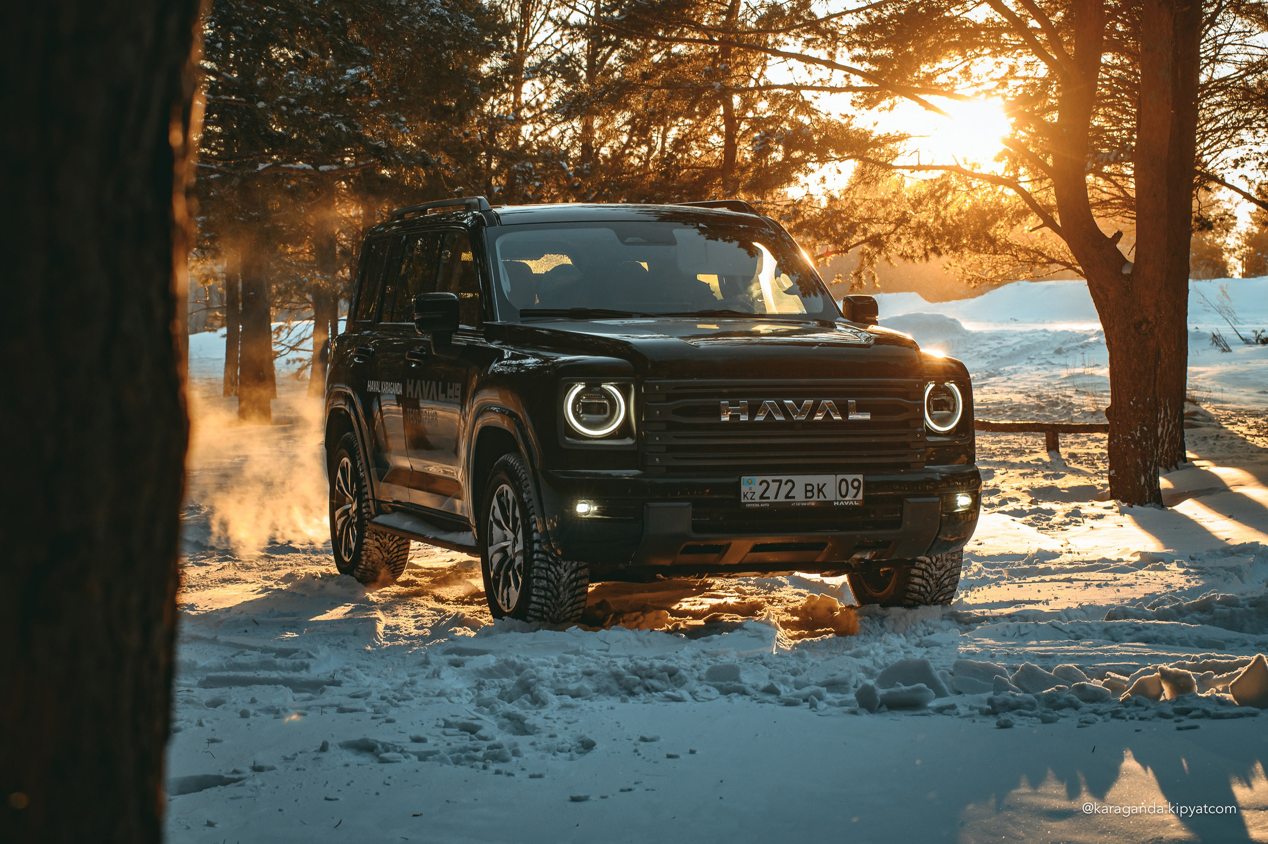 Зимний заезд на HAVAL H9. Кипятком Караганда