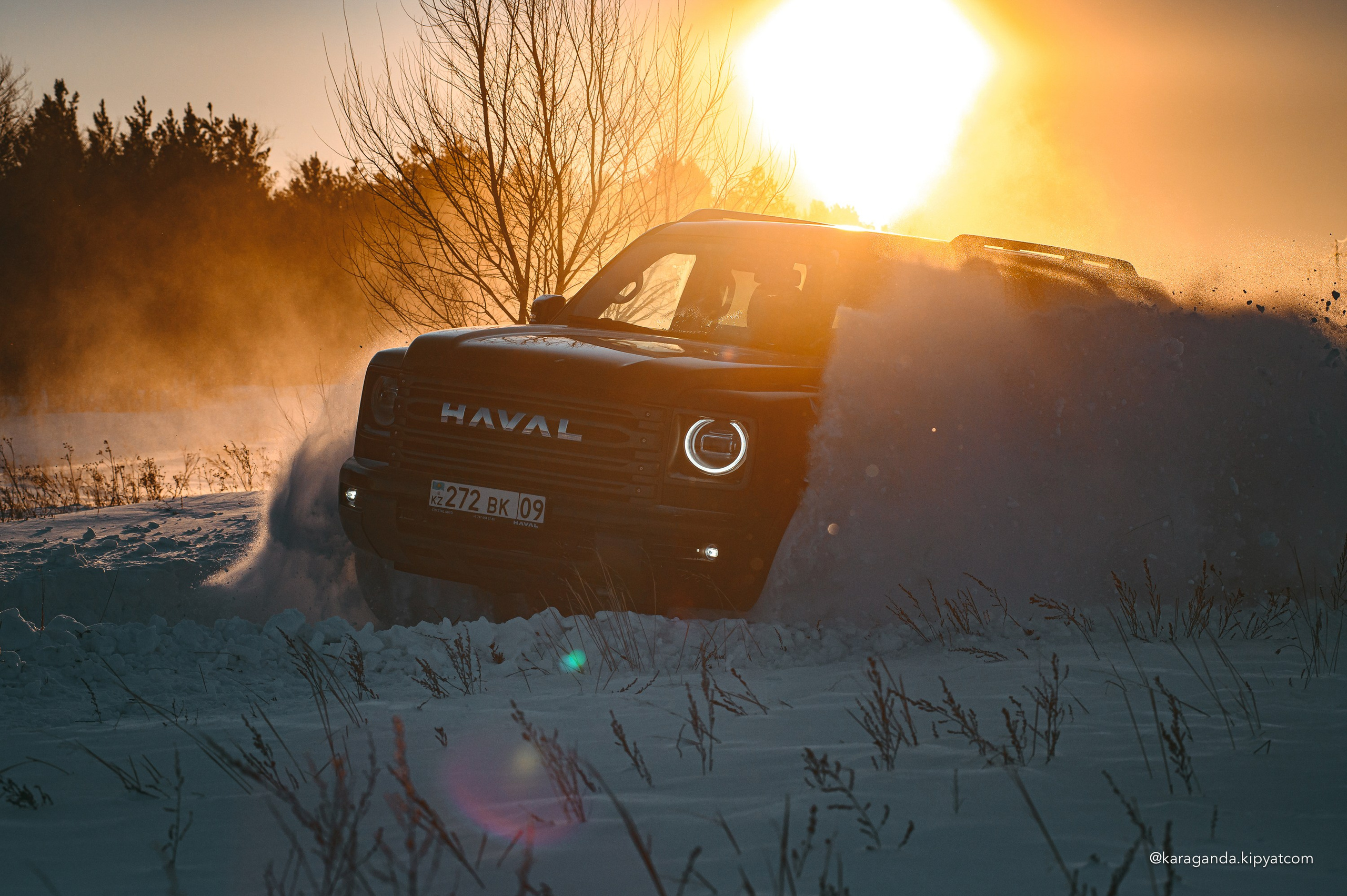 Зимний заезд на HAVAL H9. Кипятком Караганда