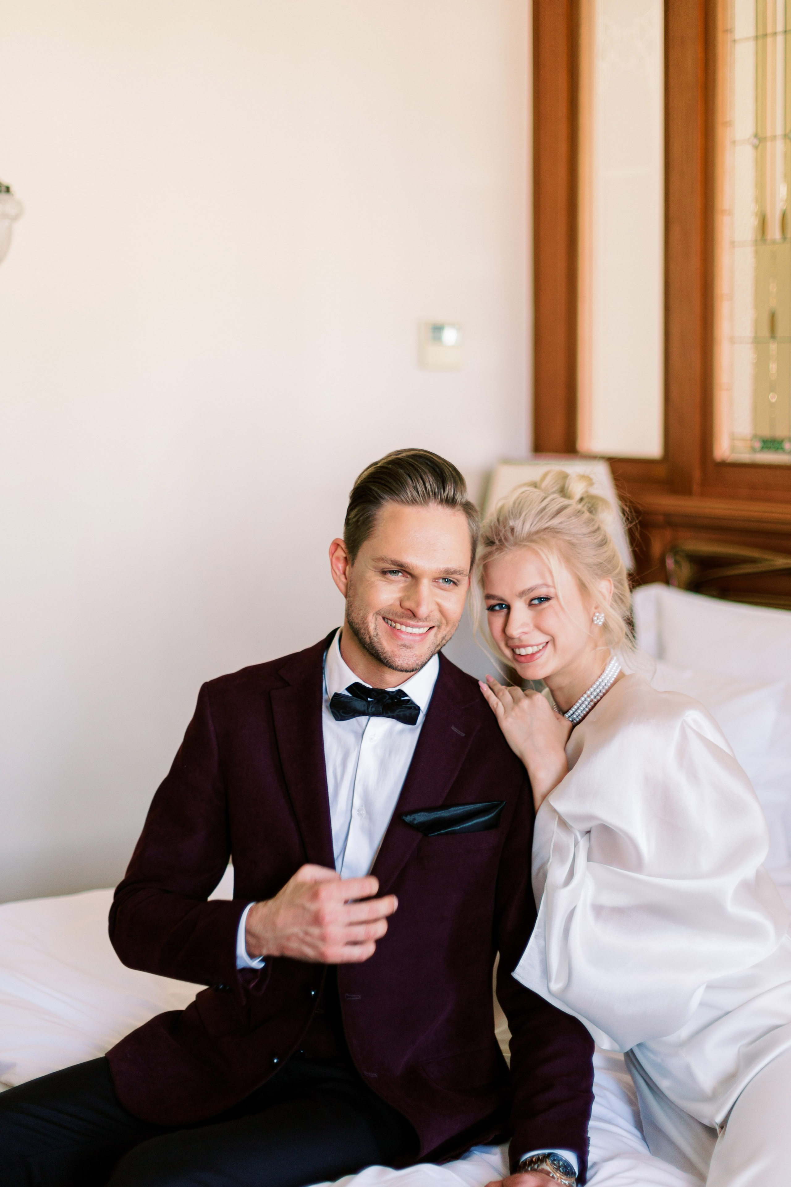 Свадебная фотосессия в Москве, отель Hotel Russo-Balt