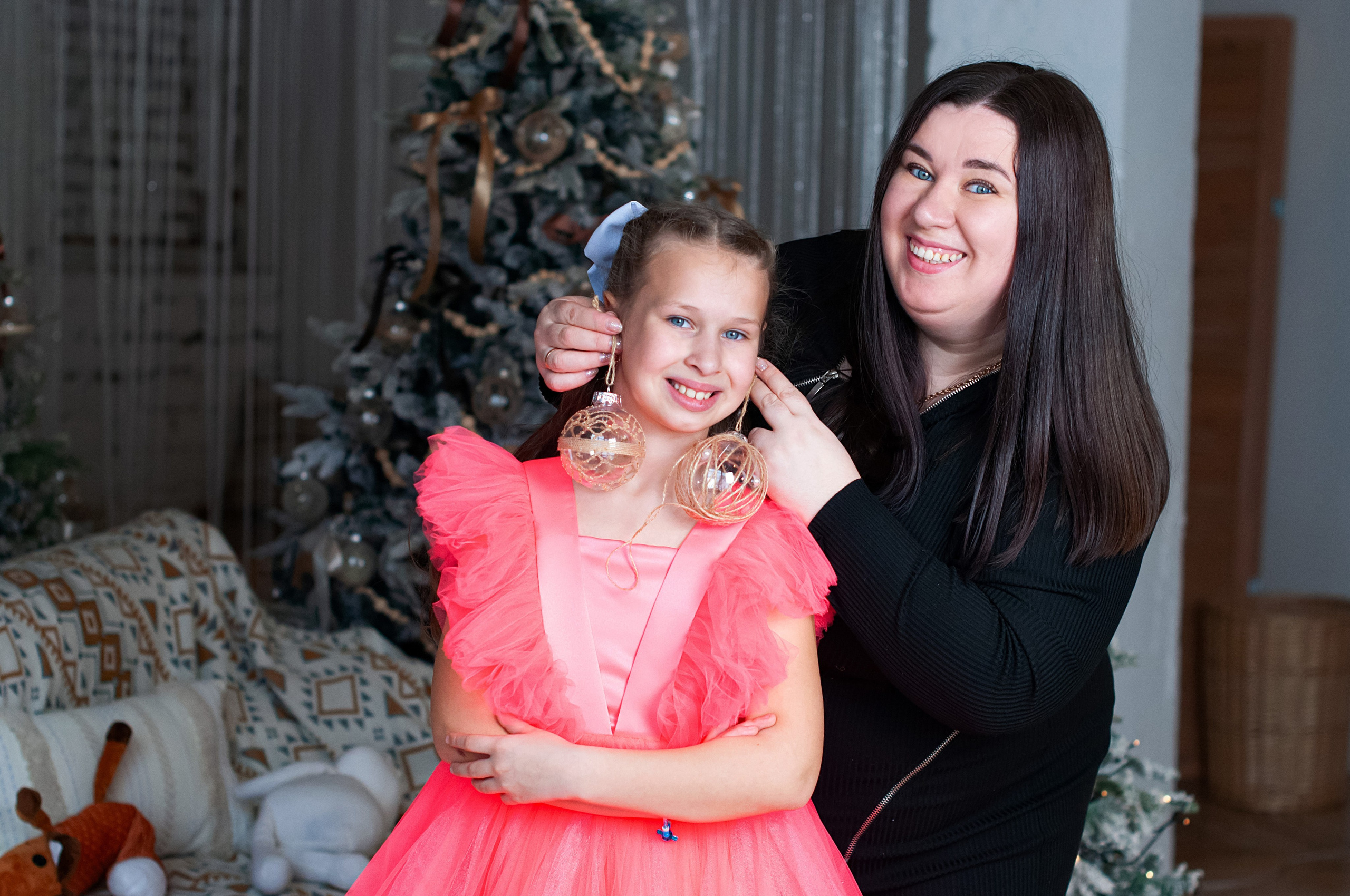 Новогодняя фотосессия семья Петрушиных. Фотограф в Хабаровске