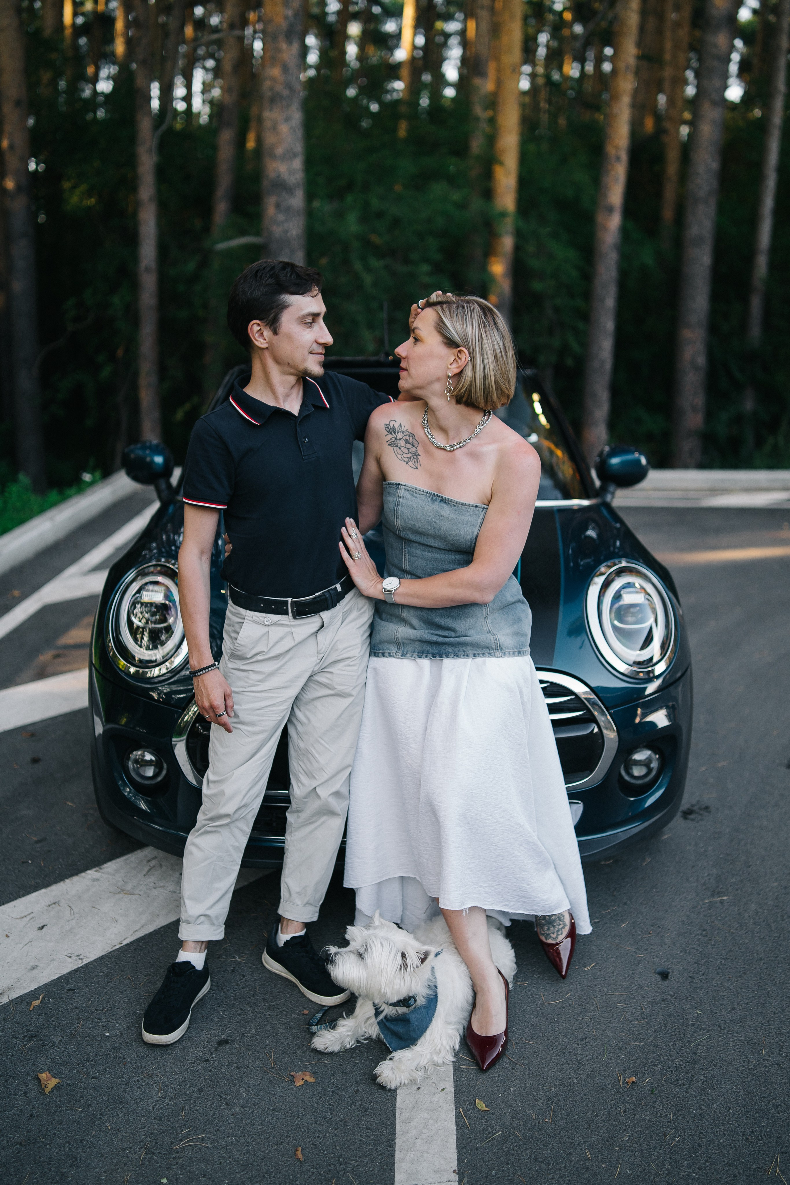 Стилизация Love Story | Михаил, Елена и Лакки. Стилист Елена Михайлова | стиль & архетипы