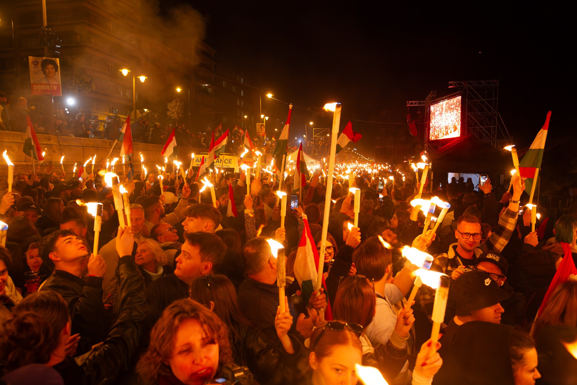 TISZA Victory Night, Hungary 2026. Photographer in Budapest — Yura Knyazev