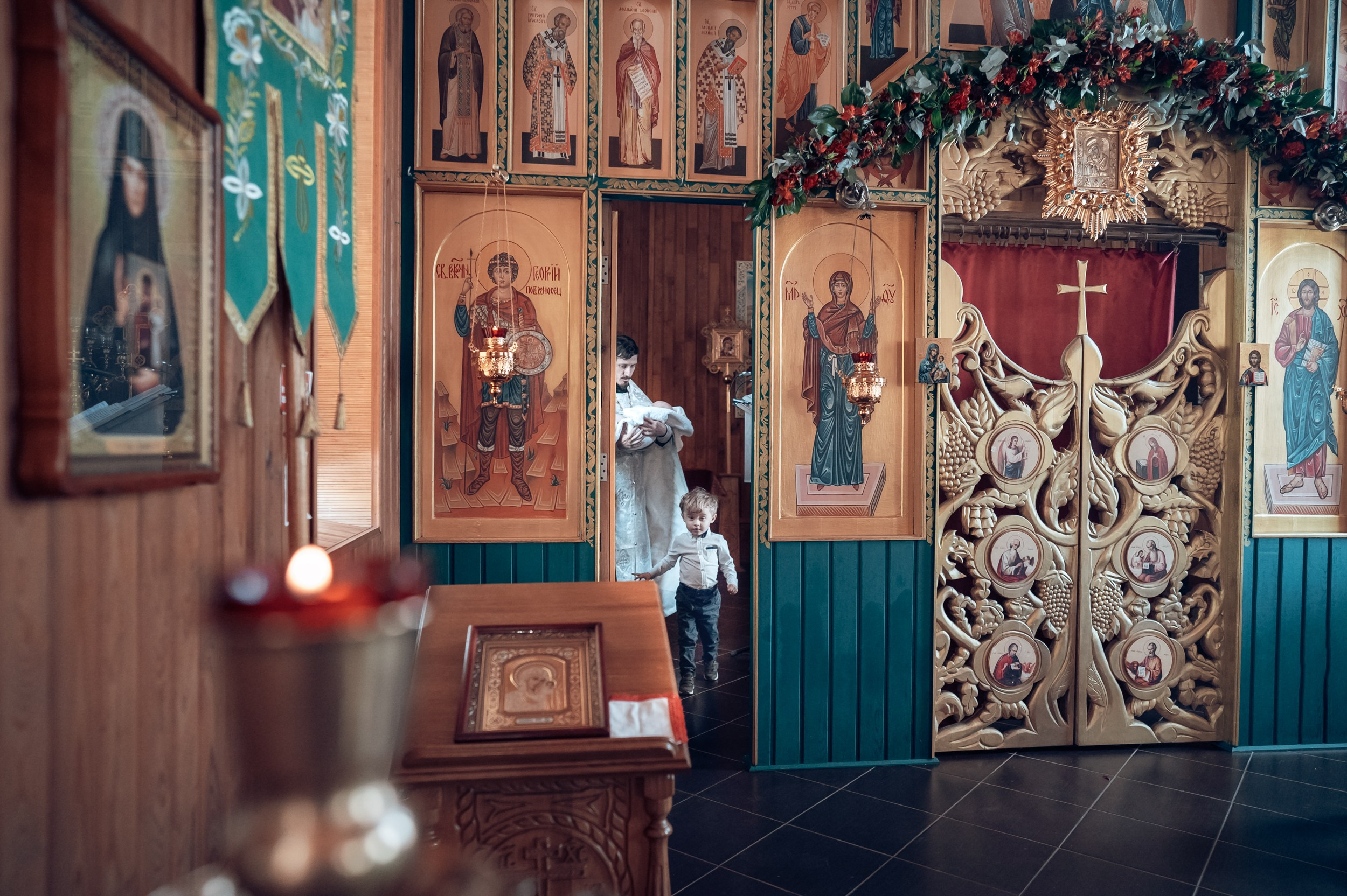 Крещение в храме Блж.Ксении Петербургской Севастополь. Церковный фотограф Севастополь