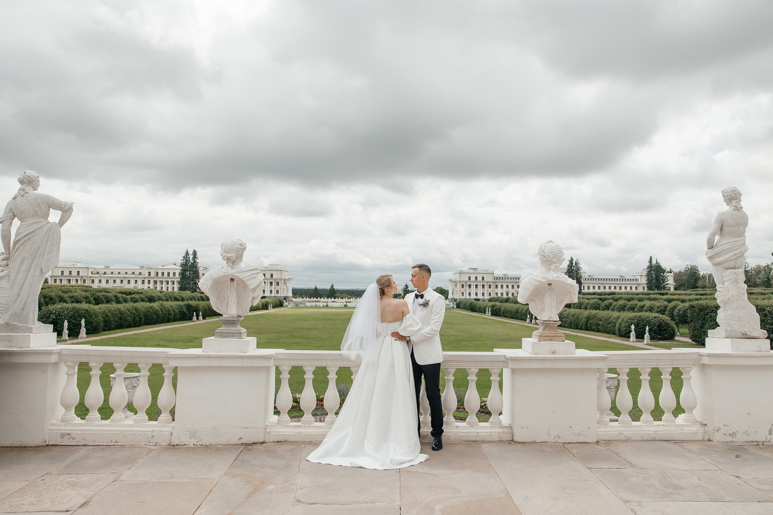 свадебная фотосессия в усадьбе Архангельское