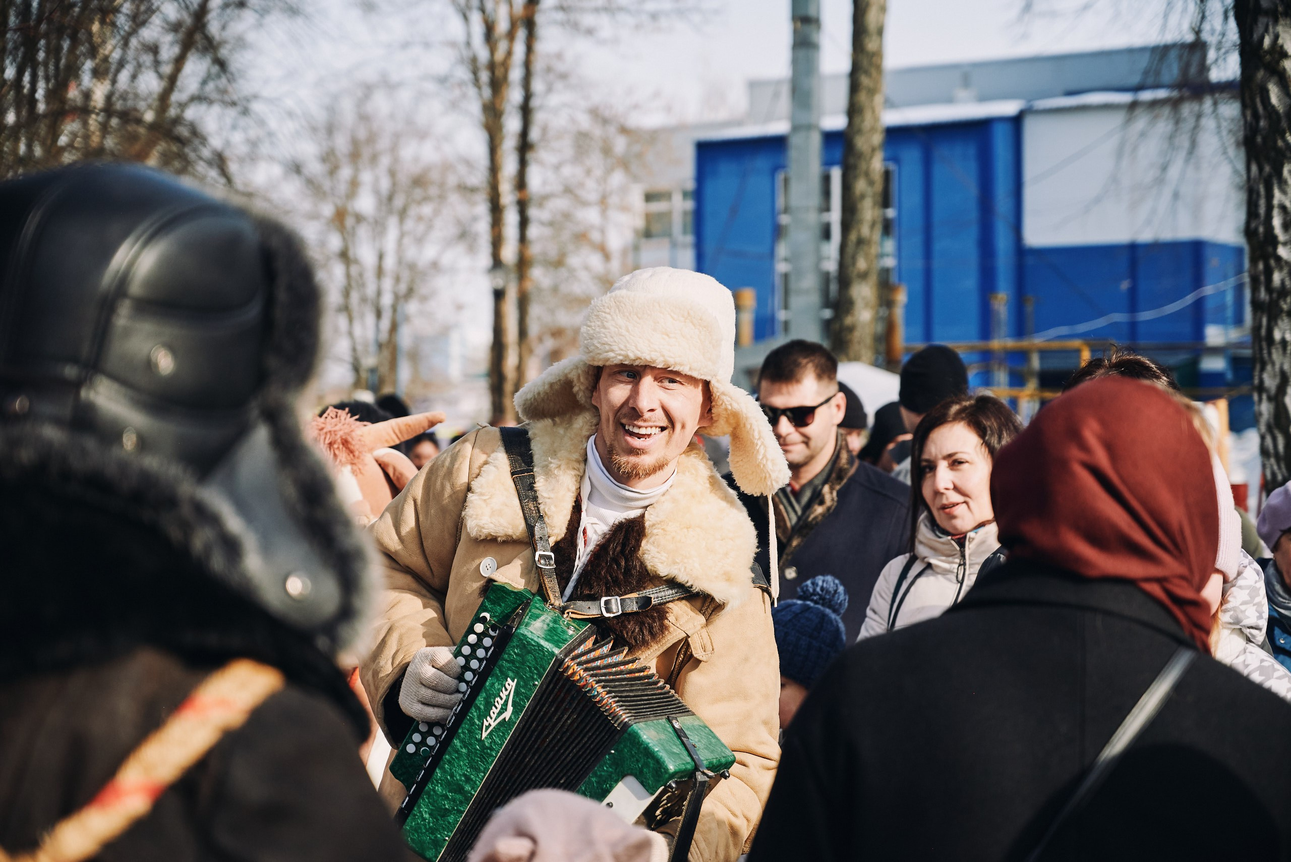 Съемка Масленицы - Парк Степанова г. Иваново