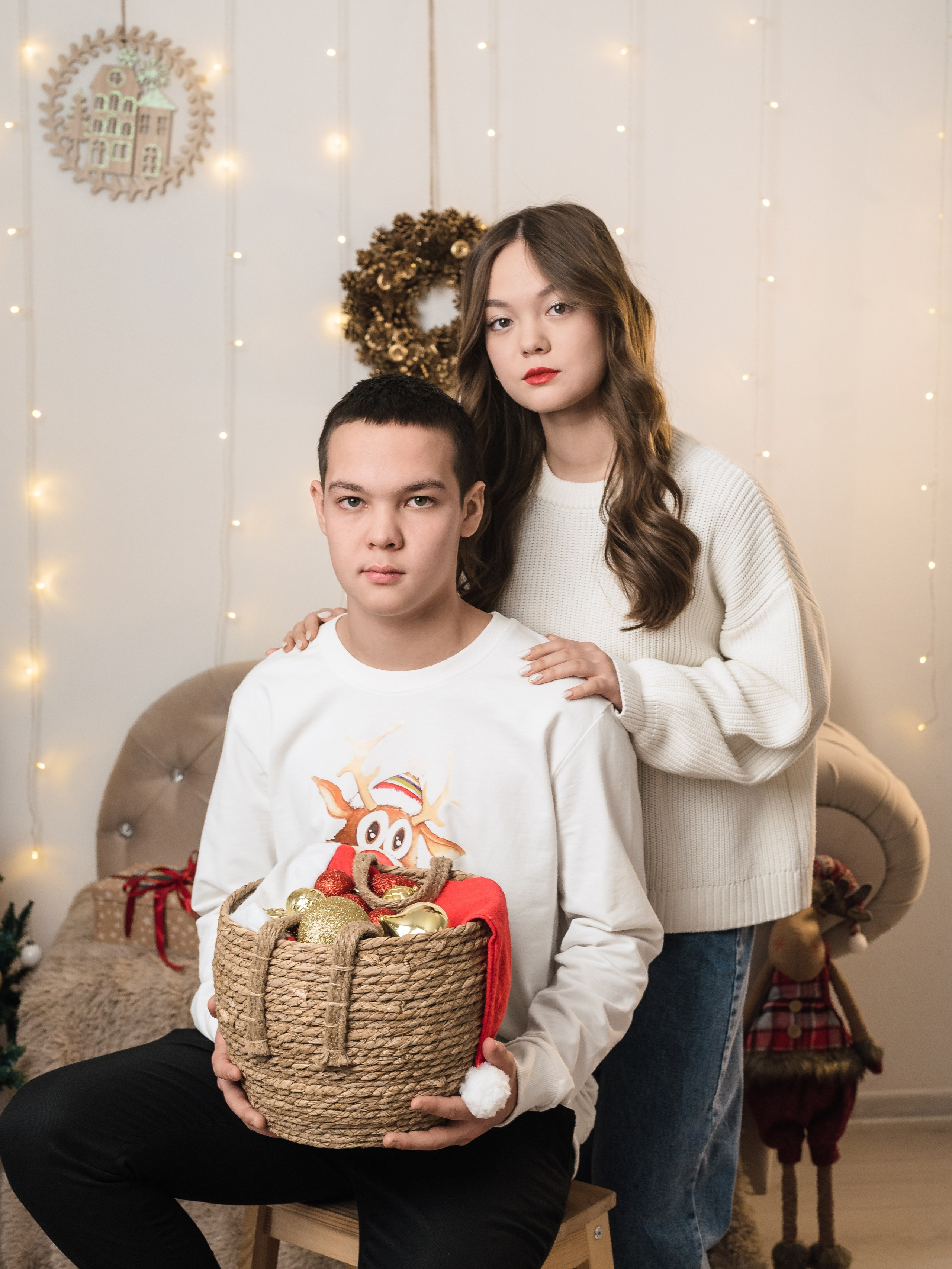 Новогодняя фотосессия в Уфе и Стерлитамаке. Новогодняя фотостудия. Фотограф Лилия Арсланова Уфа Стерлитамак. Свадебные и семейные фотосесссии