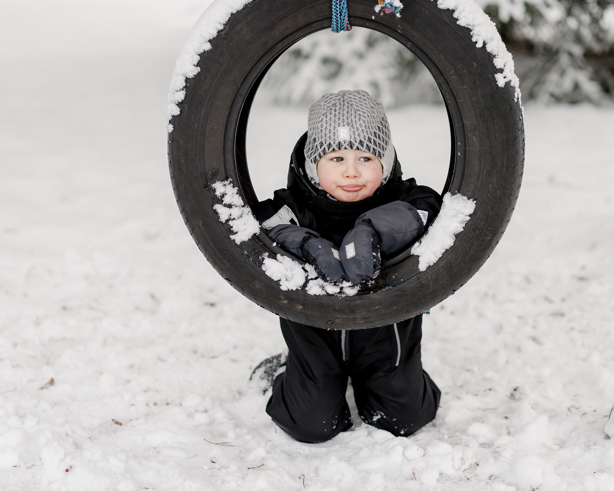 Зима. Саша с Радушкой. Семейный фотограф в Санкт-Петербурге Ирина Иванова