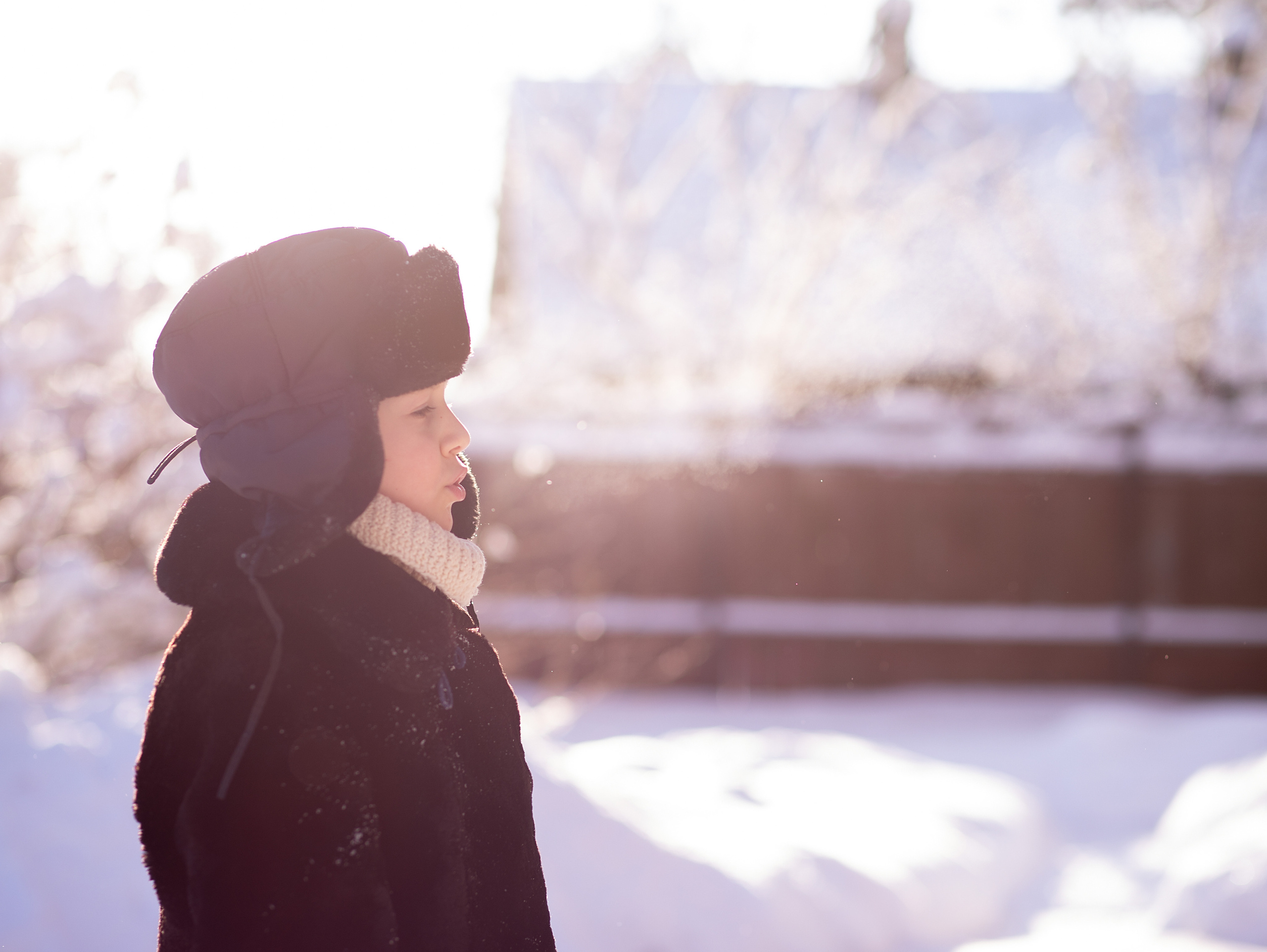 Морозное деревенское утро. Семейный фотограф в Санкт-Петербурге Ирина Иванова