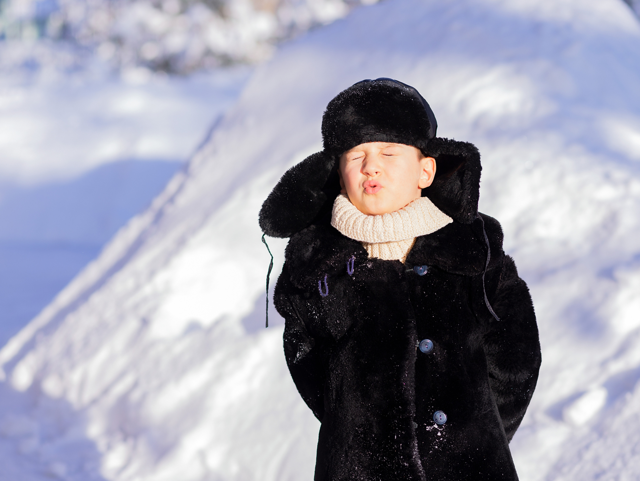 Морозное деревенское утро. Семейный фотограф в Санкт-Петербурге Ирина Иванова