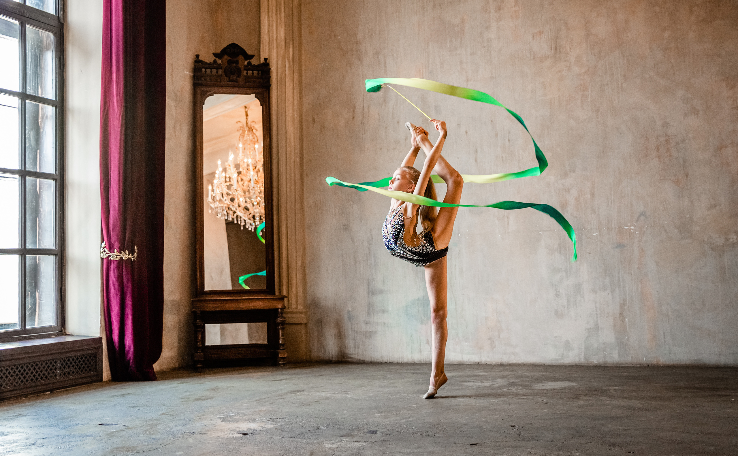 Фото съёмка гимнастики в интерьере. Балетный фотограф Алина Ханько — Душа Балета