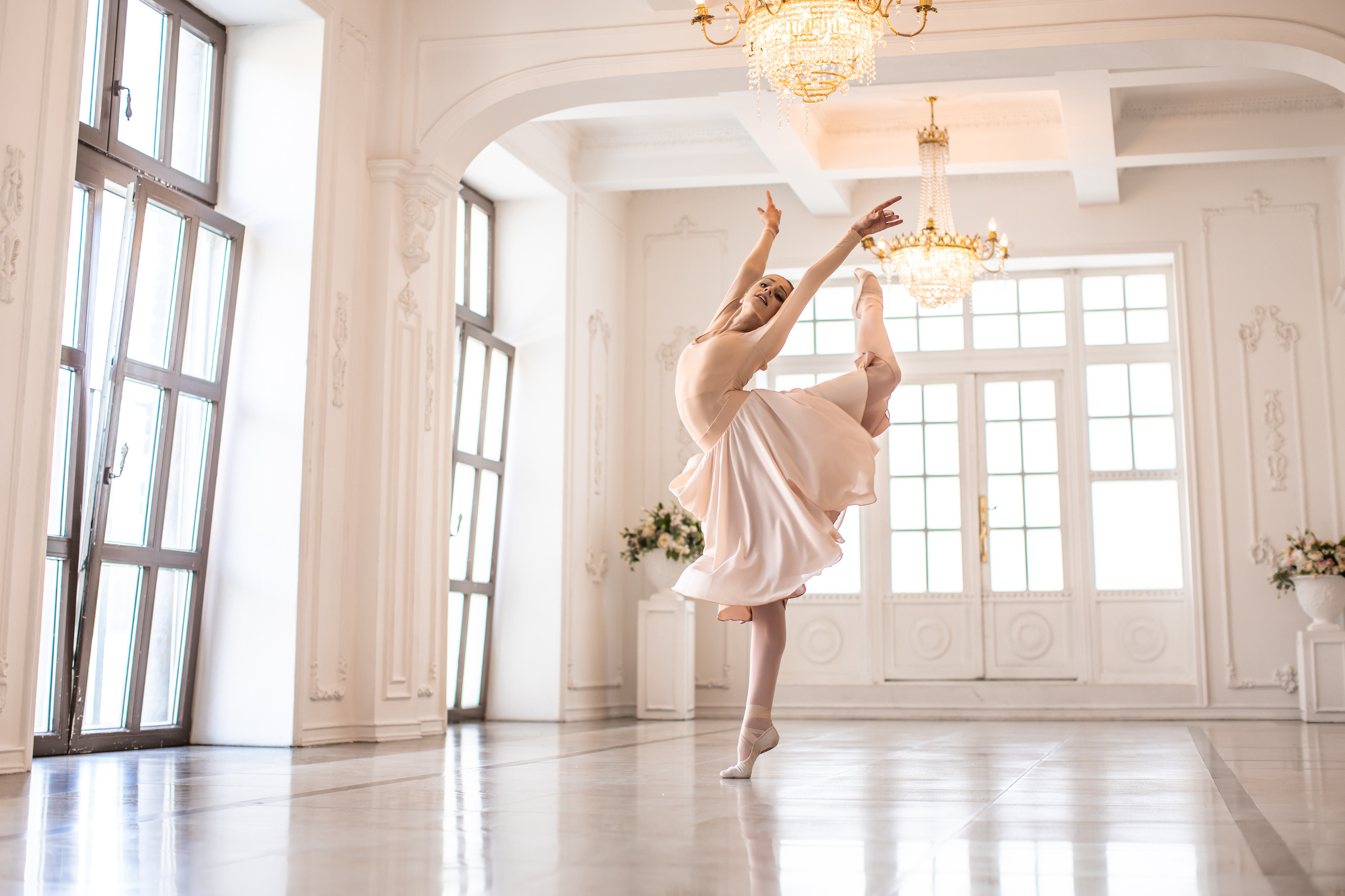 Купальник балетный напрокат «2 рукава» / Zidans. Балетный фотограф Алина Ханько — Душа Балета