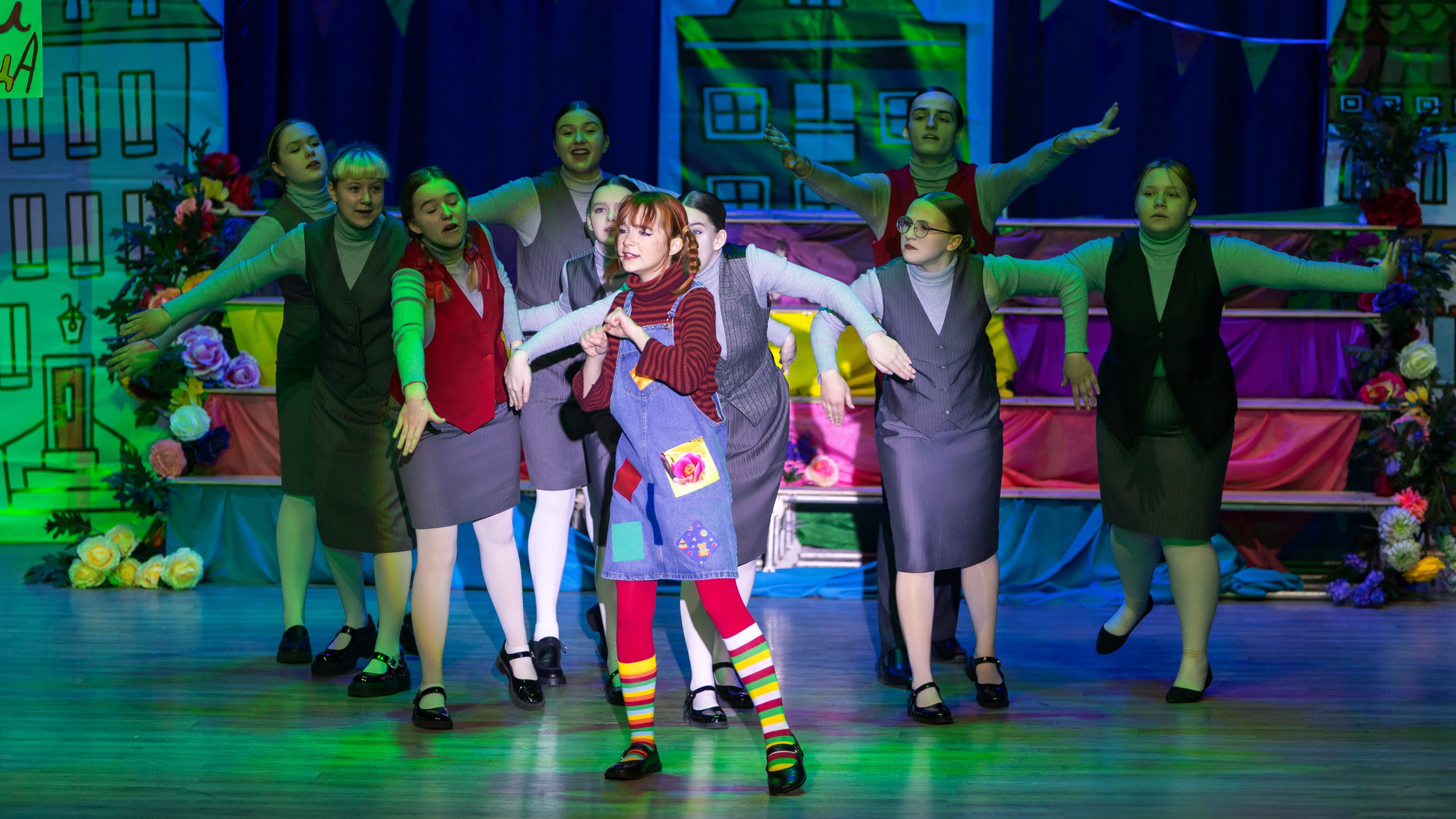 Мюзикл «Пеппи Длинныйчулок». Выпускные альбомы и школьный фотограф в Подольске, Троицке, Щербинке, Москве и Московской области