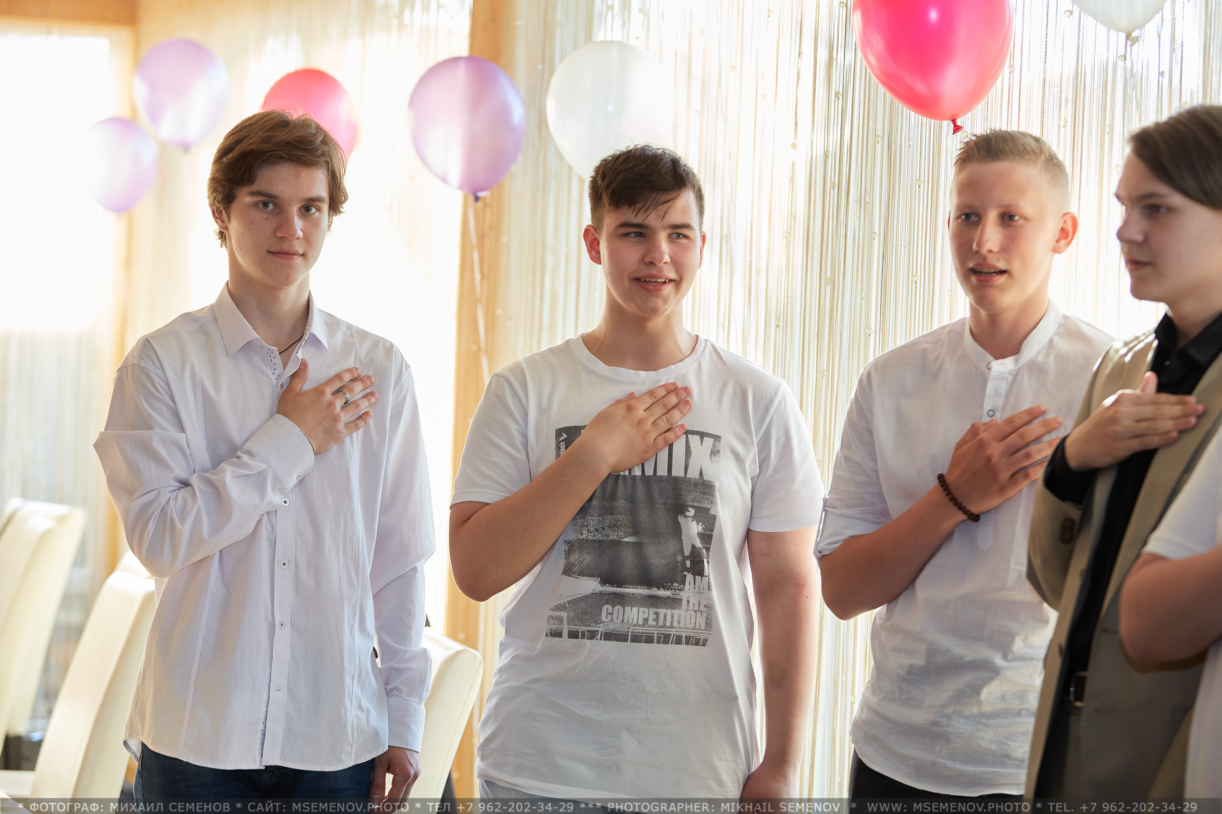 Выпускной. Photographer for business Mikhail Semenov. Aqua photo studio, photo school