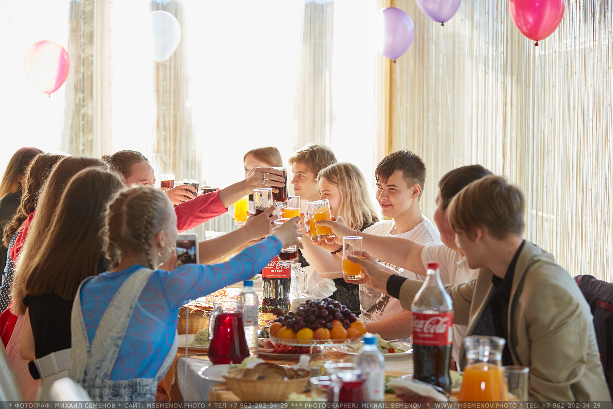 Выпускной. Photographer for business Mikhail Semenov. Aqua photo studio, photo school