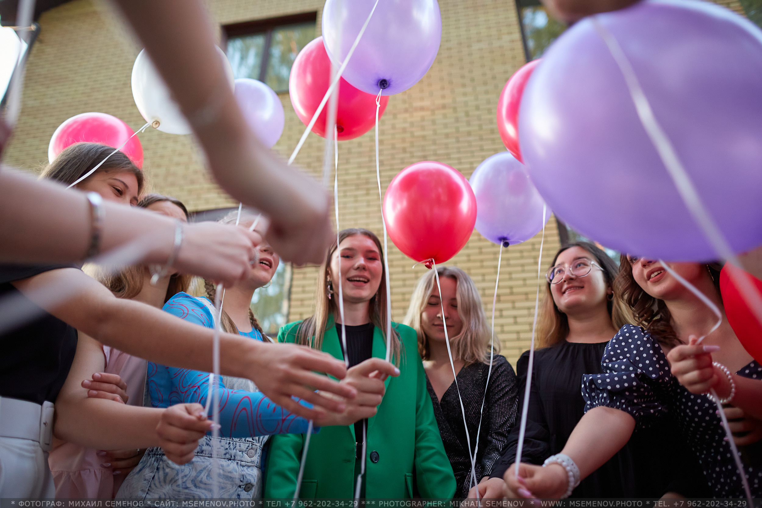 Выпускной. Photographer for business Mikhail Semenov. Aqua photo studio, photo school