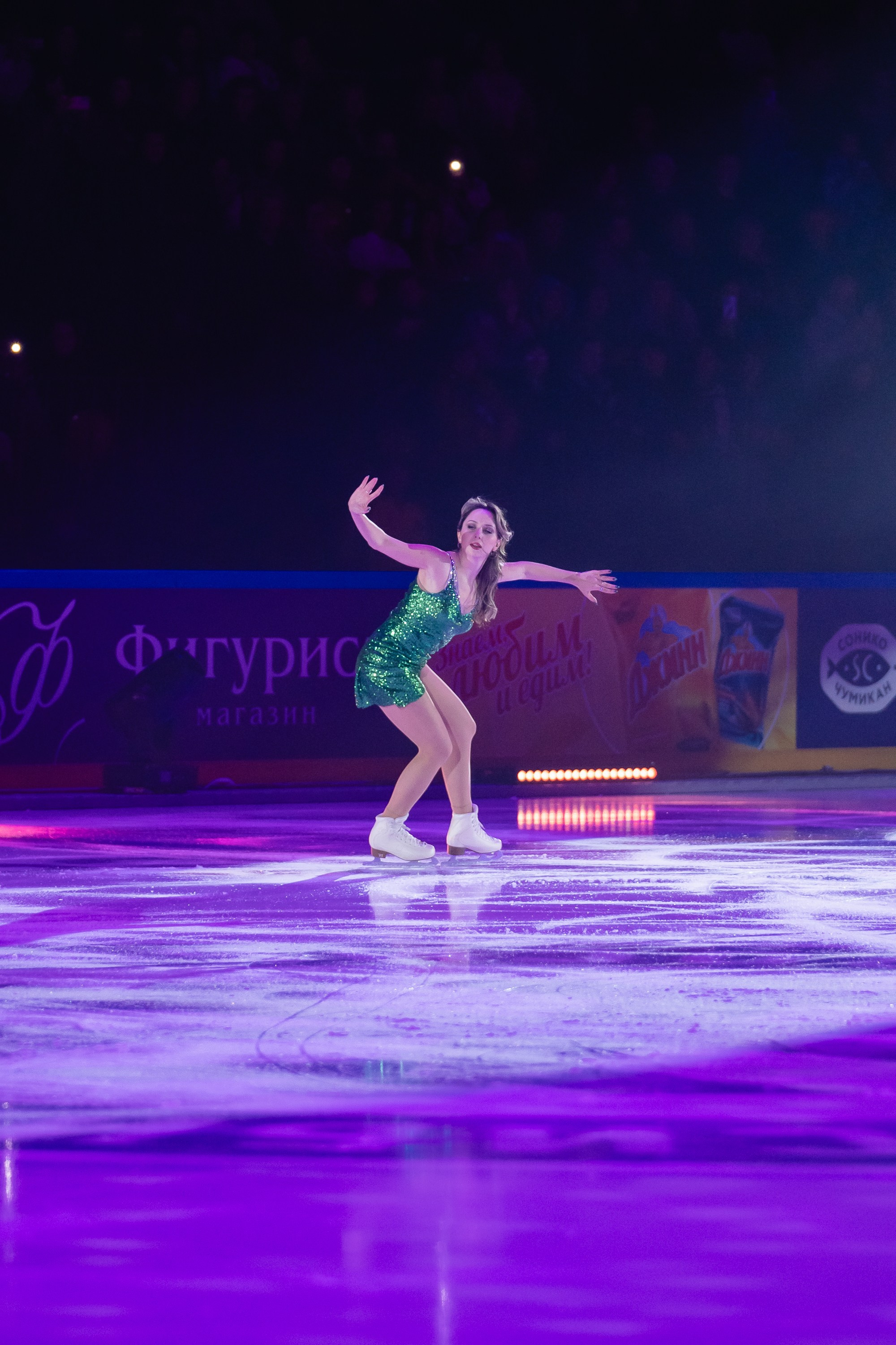 Шоу «Чемпионы на льду» в Новосибирске. Воробьева Ксения — Спортивный и танцевальный фотограф Новосибирск