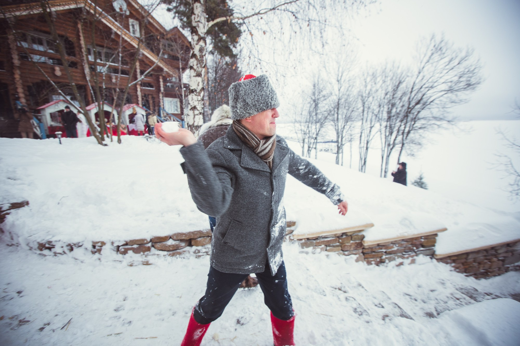 Зимняя свадьба в русских традициях. Семейный, портретный и свадебный фотограф в Санкт-Петербурге и Москве