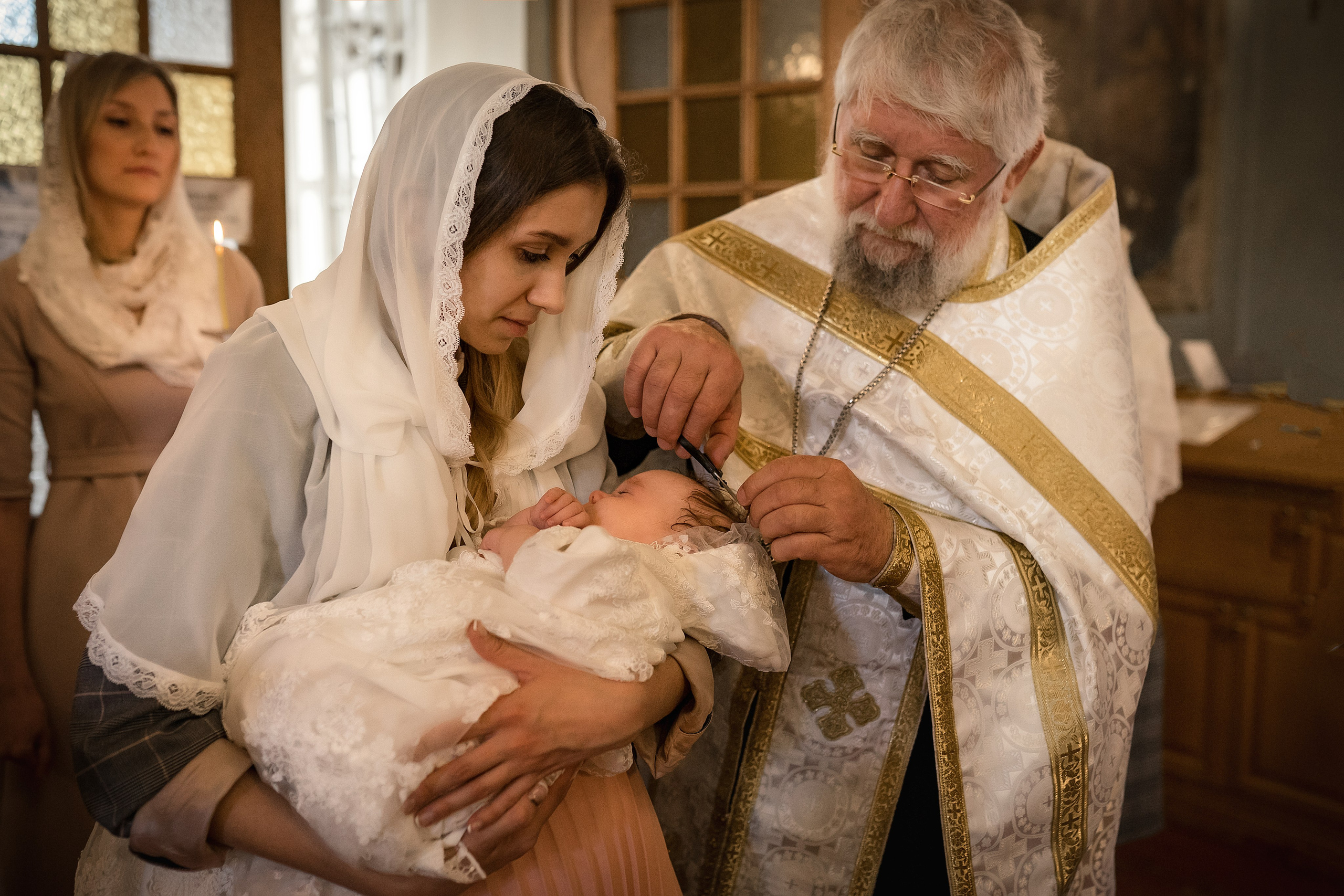Крещение Софии. Фотограф Крещения и Венчания в Москве