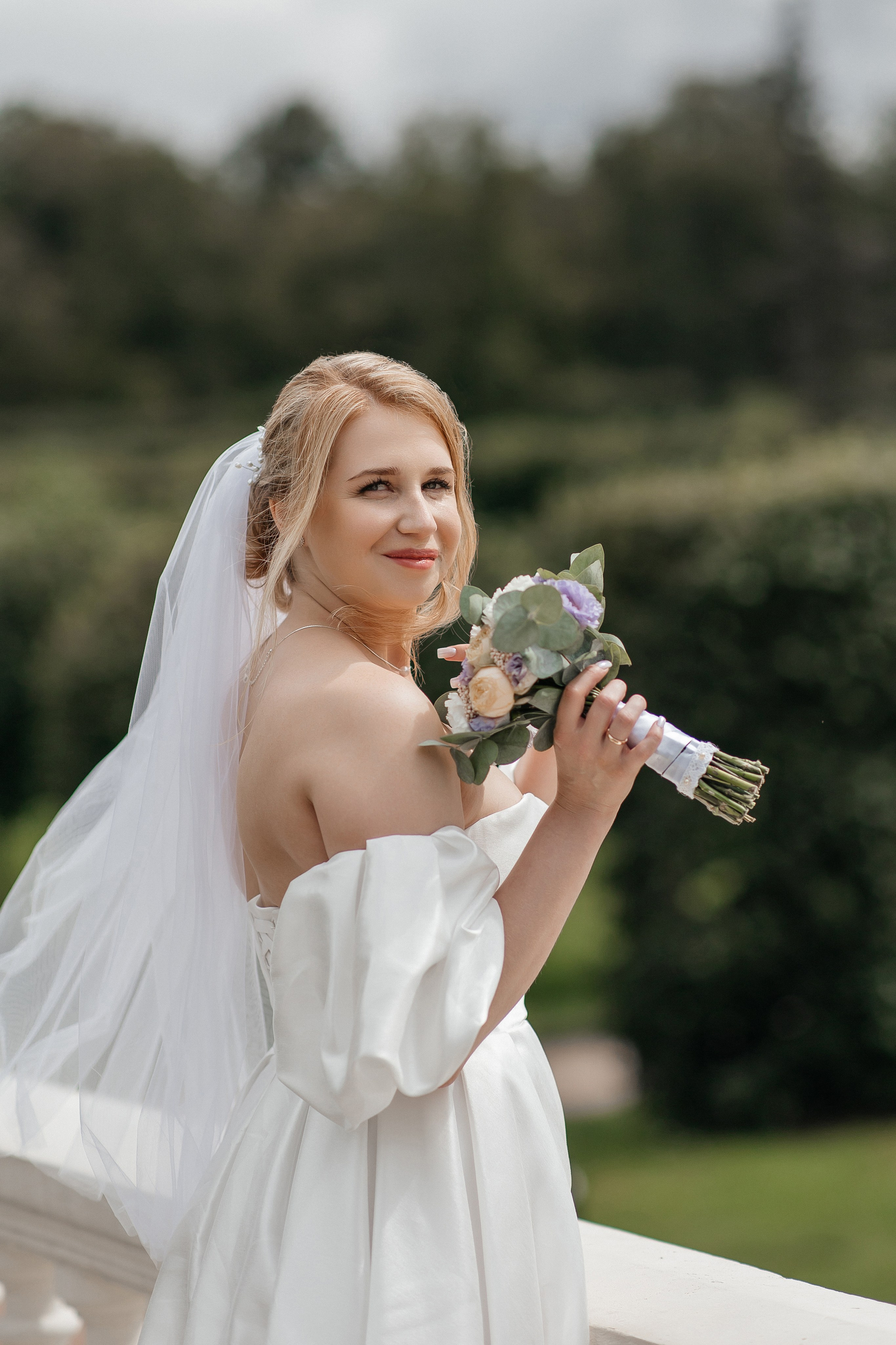 свадебная фотосессия в усадьбе Архангельское