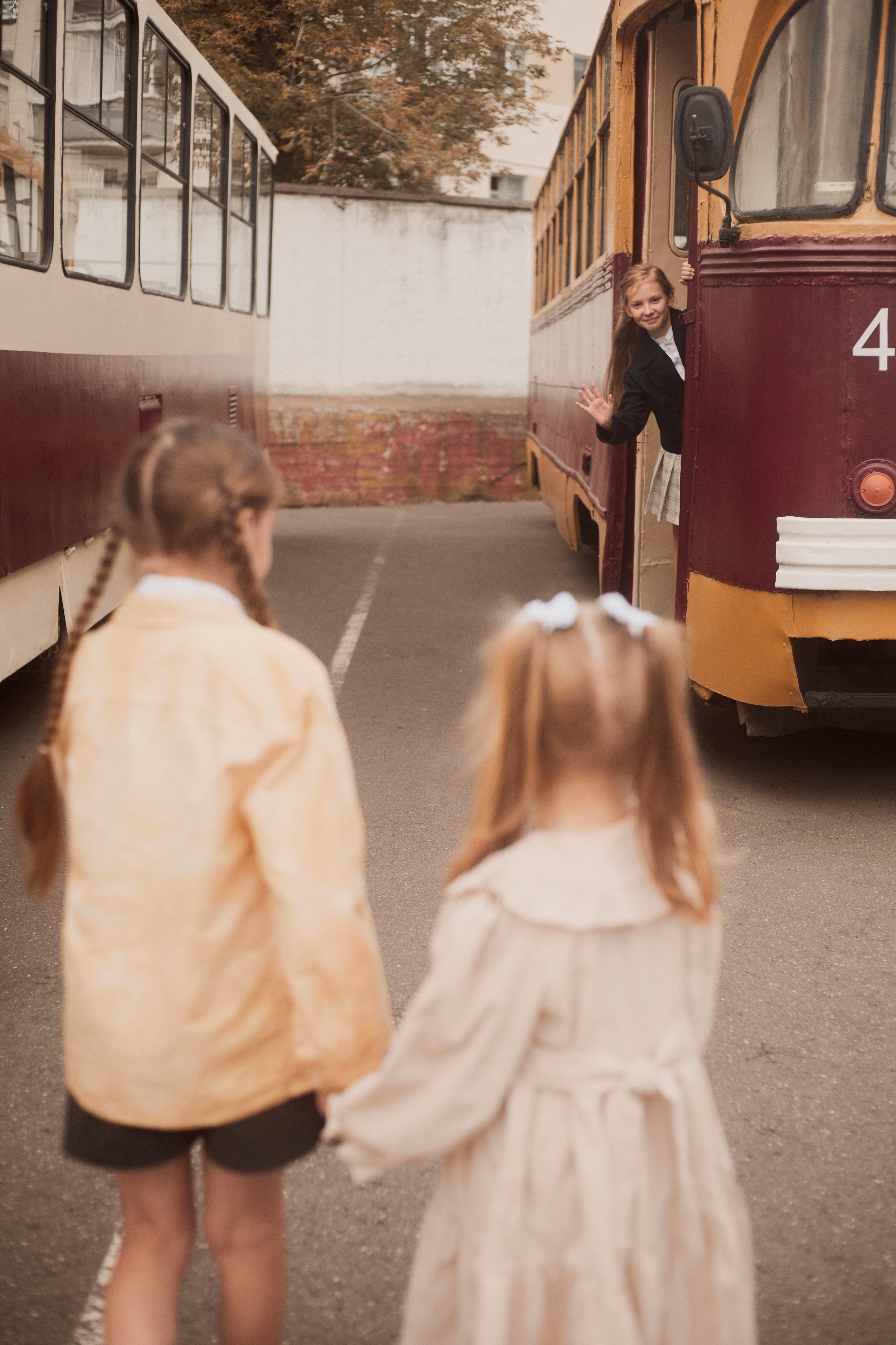 Творческая фотосессия в трамвае. Фотограф в Минске Алёна Дианина