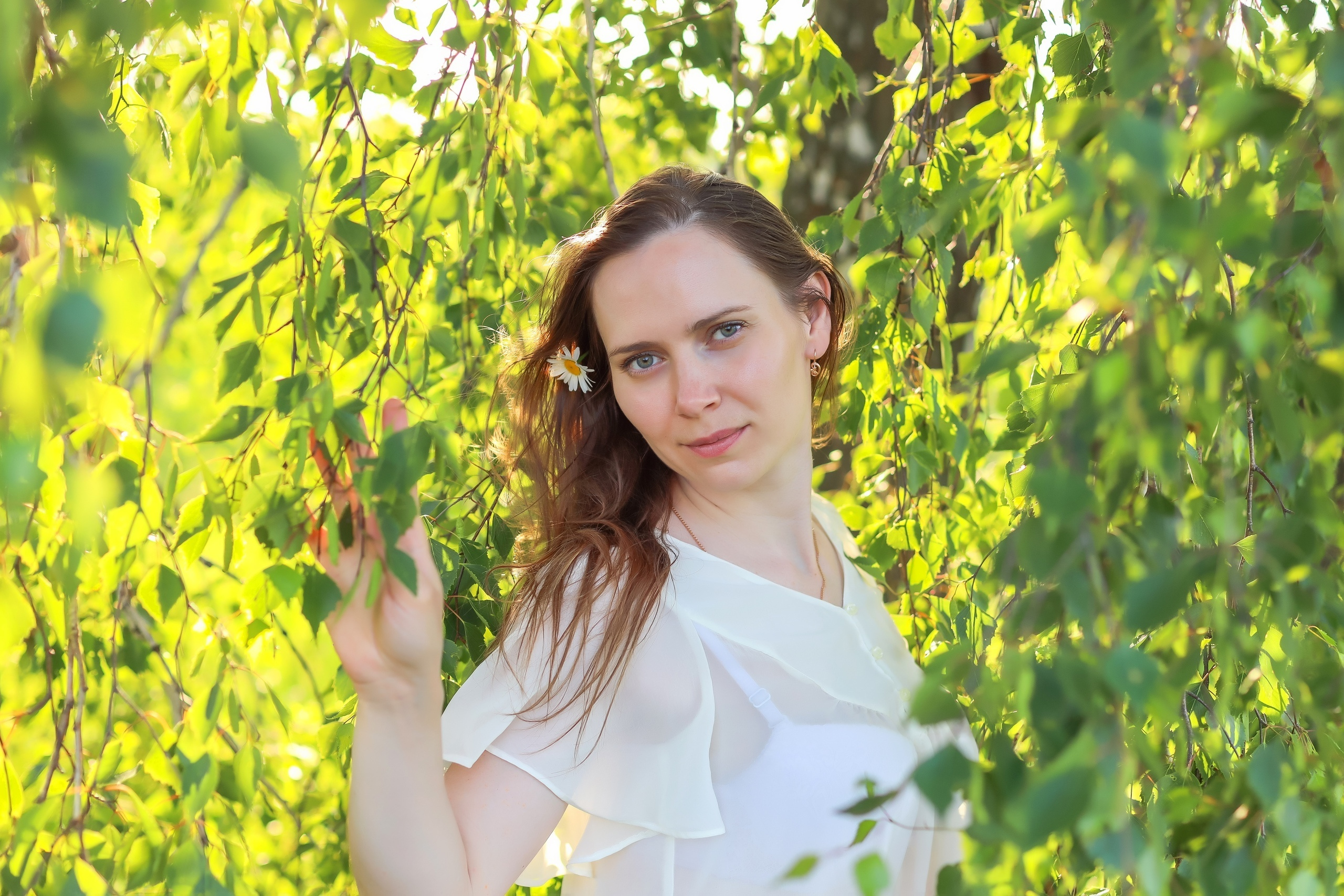 Фотосессия у березки. Фотограф в Туле Крупский АнДРей. Фотостудия «КАДР71» в Туле