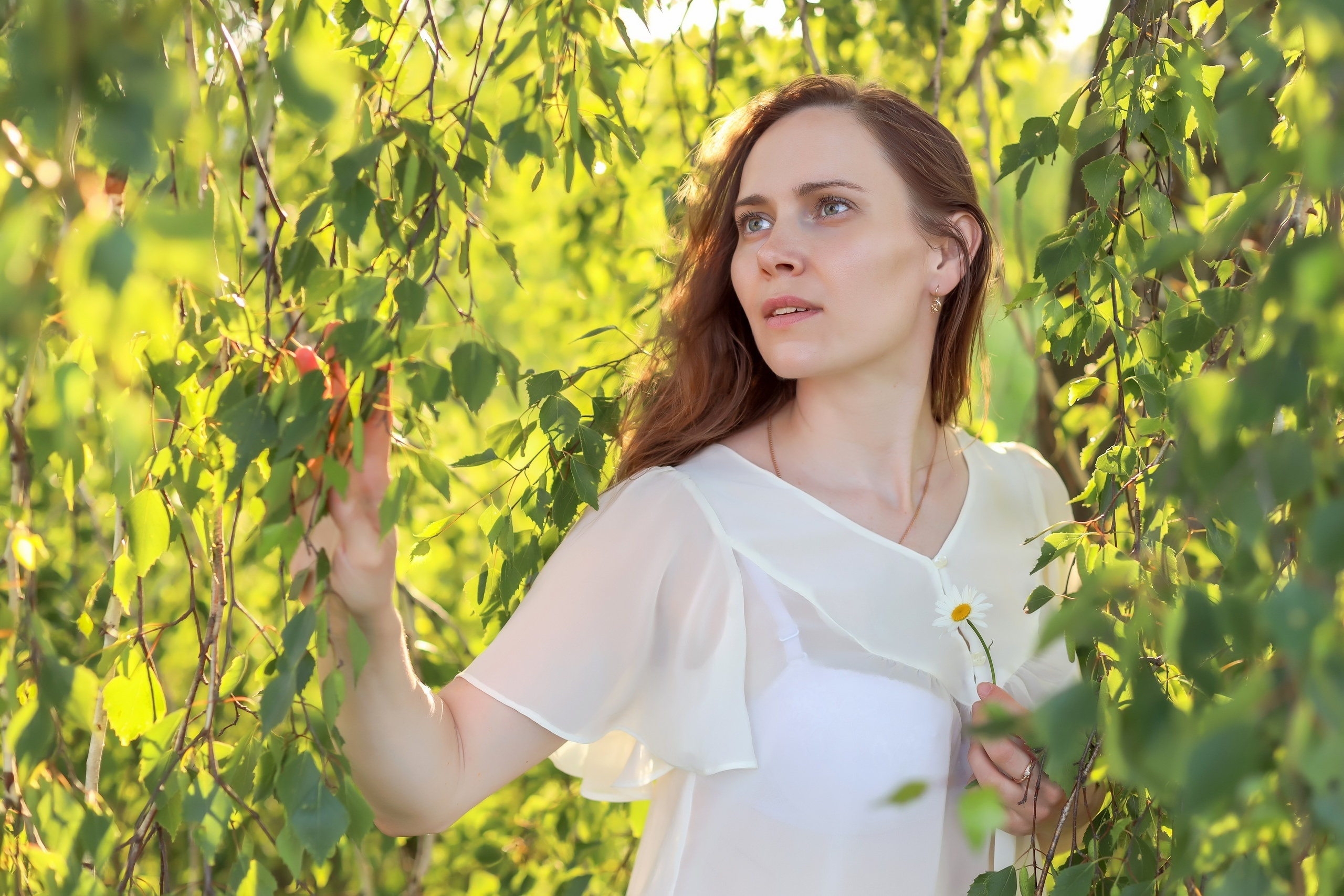 Фотосессия у березки. Фотограф в Туле Крупский АнДРей. Фотостудия «КАДР71» в Туле