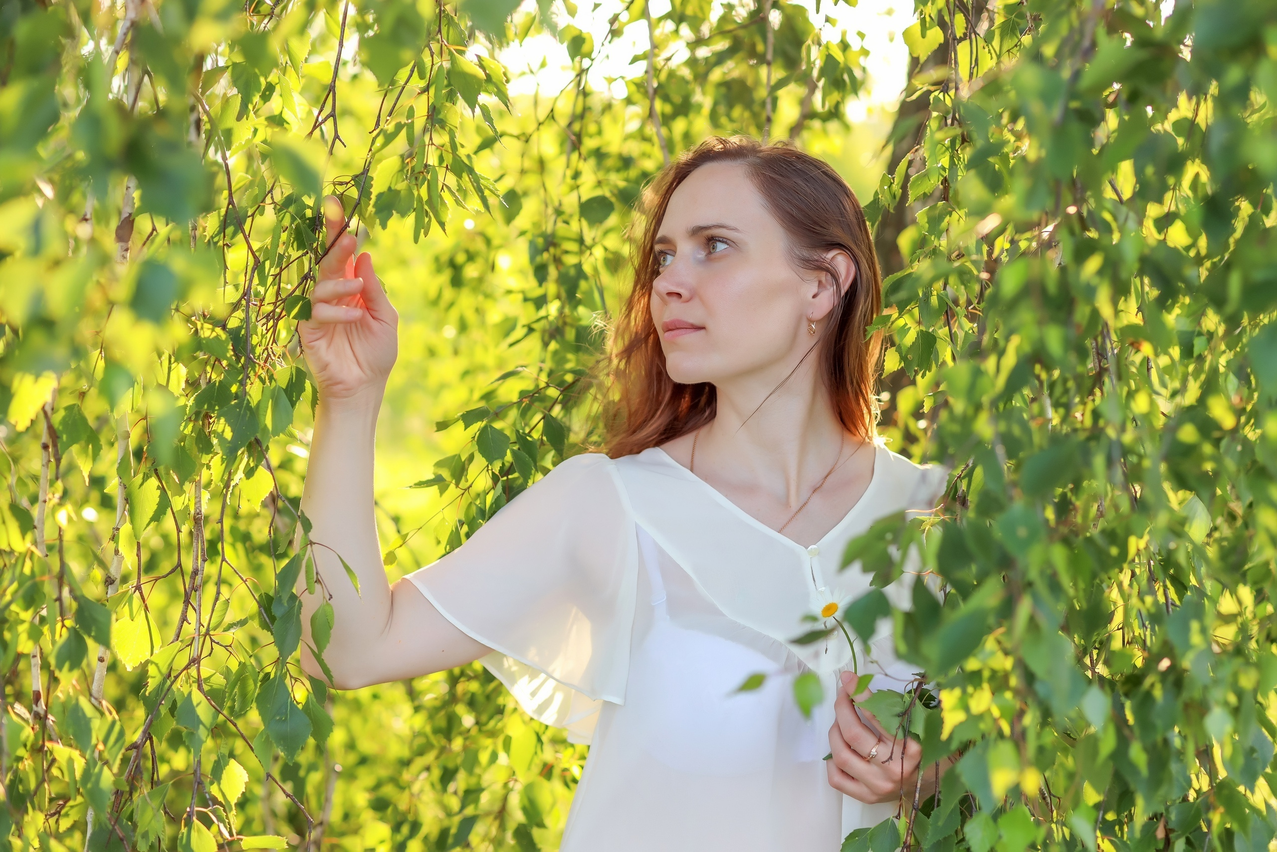 Фотосессия у березки. Фотограф в Туле Крупский АнДРей. Фотостудия «КАДР71» в Туле