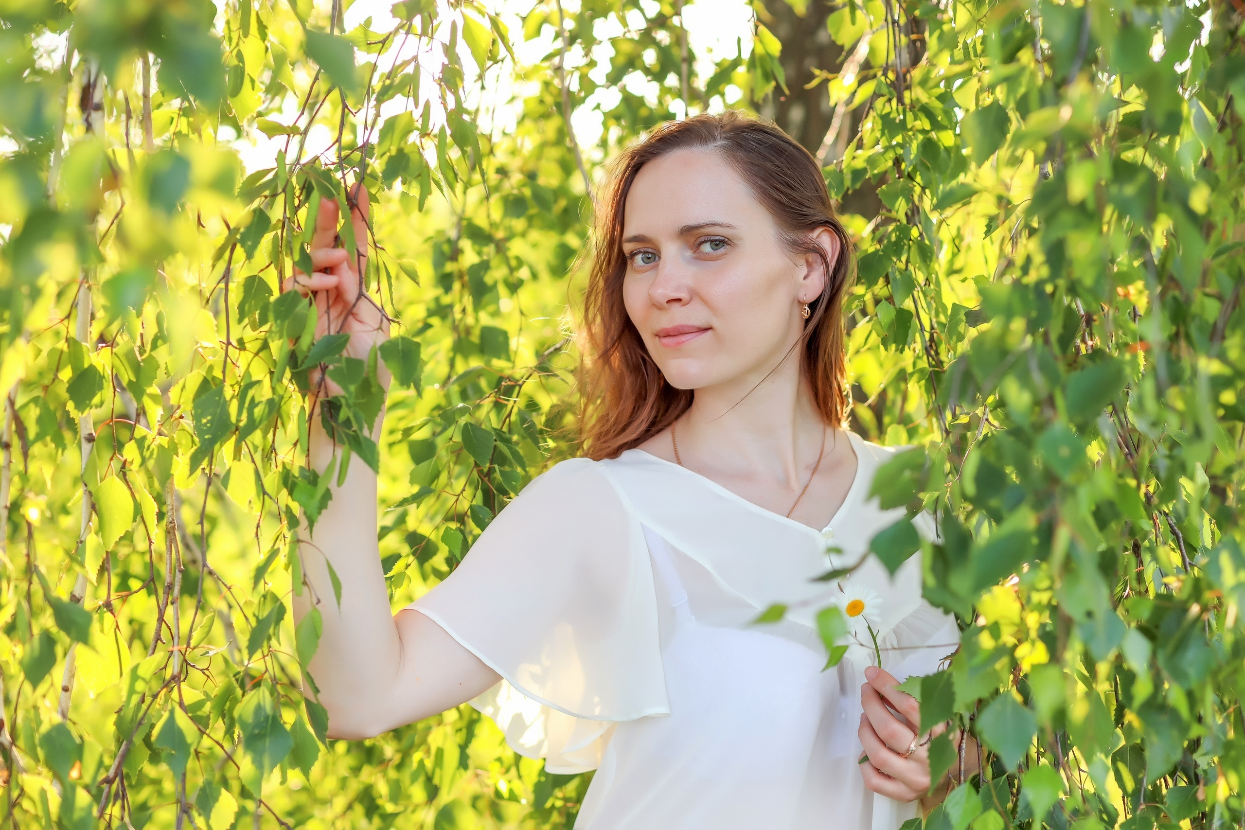 Фотосессия у березки. Фотограф в Туле Крупский АнДРей. Фотостудия «КАДР71» в Туле