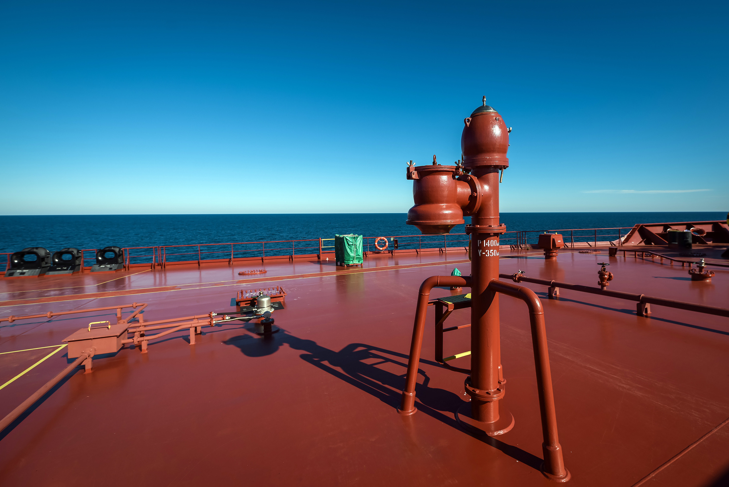 Вентиляция грузового танка танкера