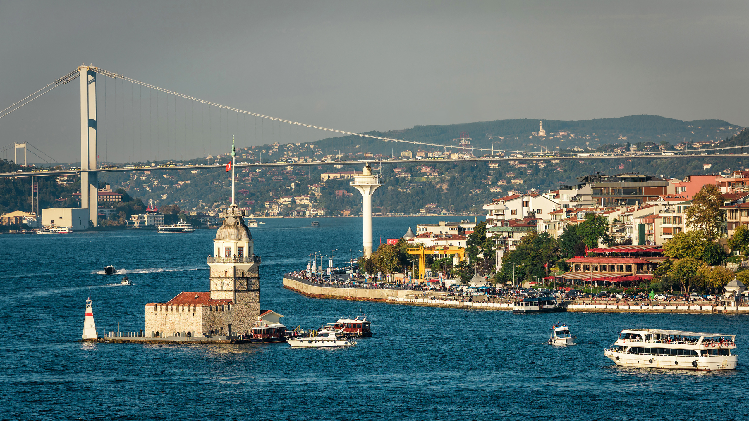 Стамбул, Турция, Istanbul, Turkey, Bosphorus, Босфор, Кыз Кулеси, Kız Kulesi