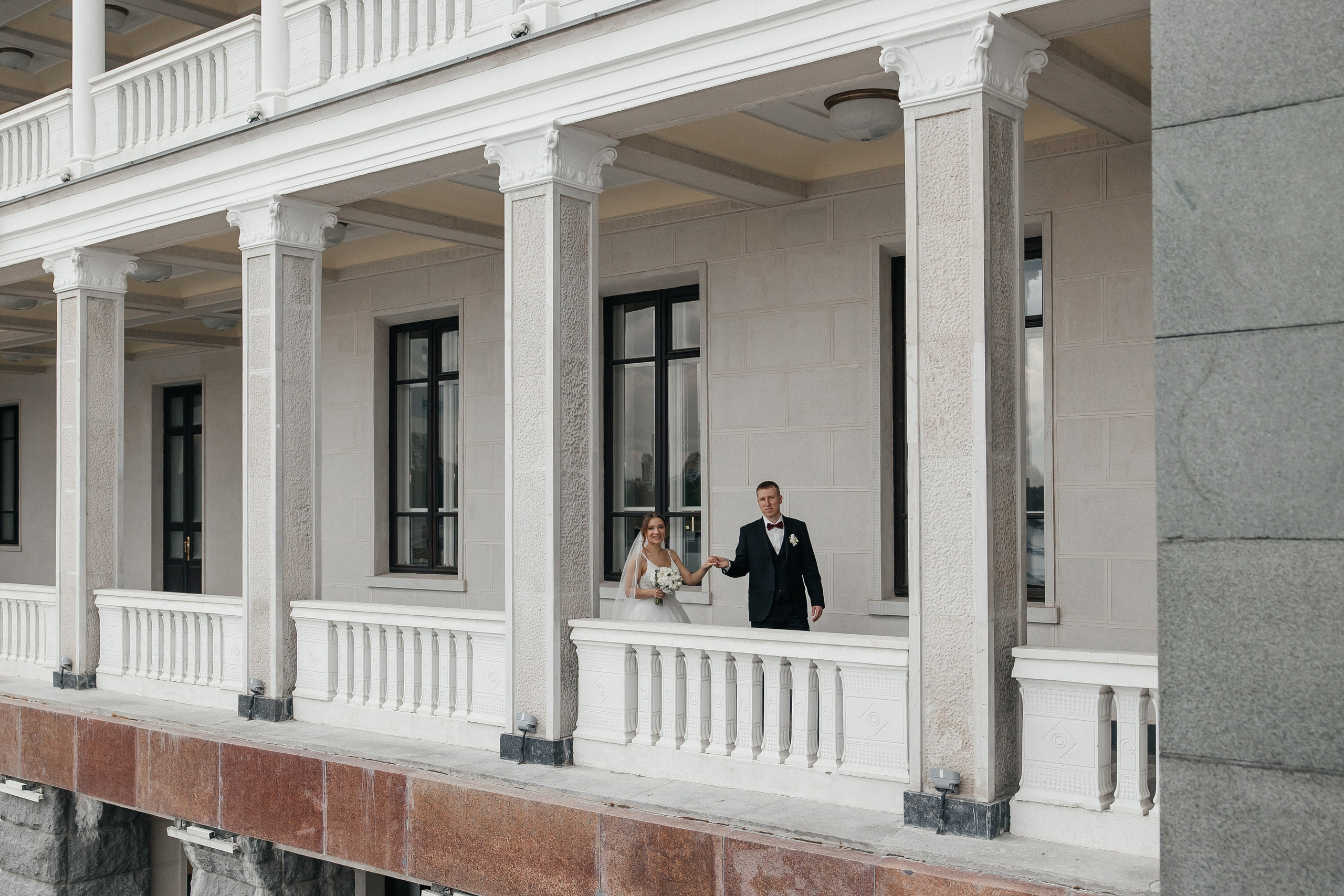 Свадебная прогулка на Северном речном вокзале