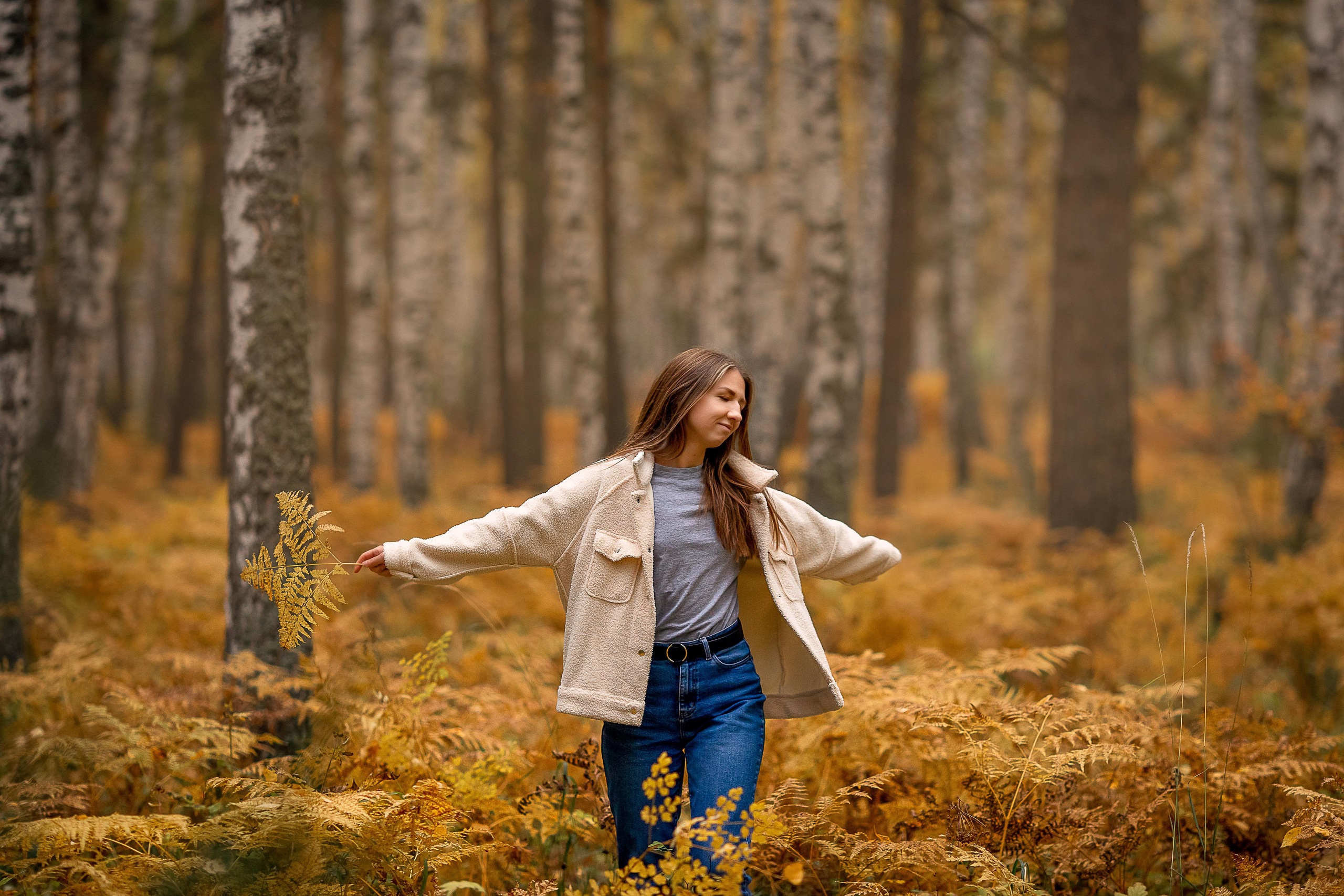 В осеннем лесу. Детский и семейный фотограф в Красноярске Елена Коровкина