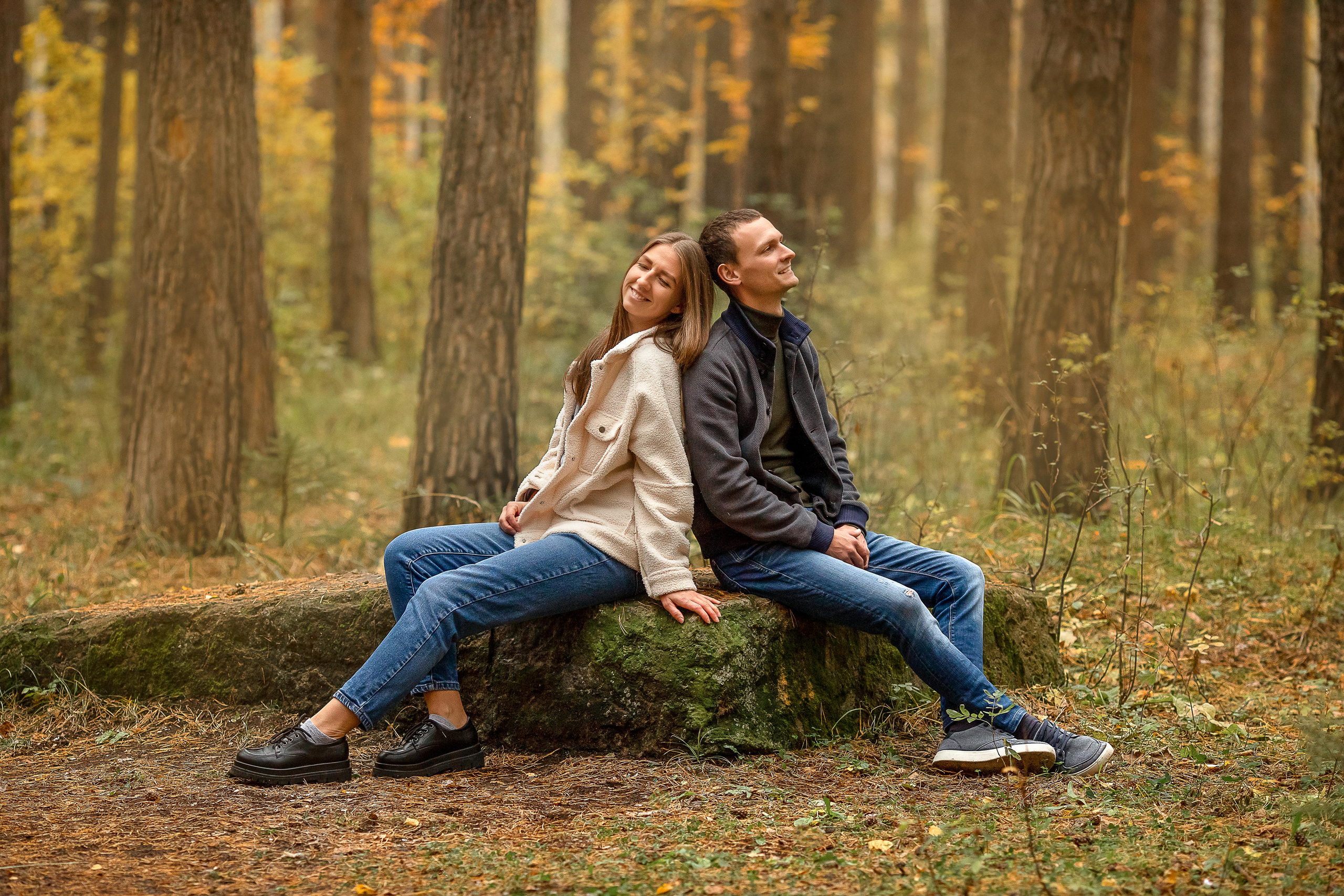 В осеннем лесу. Детский и семейный фотограф в Красноярске Елена Коровкина