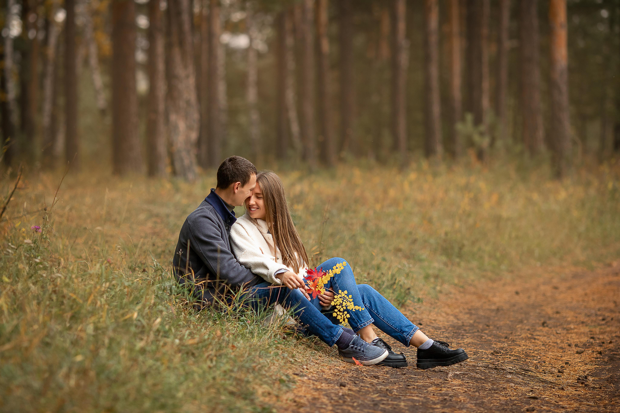 В осеннем лесу. Детский и семейный фотограф в Красноярске Елена Коровкина
