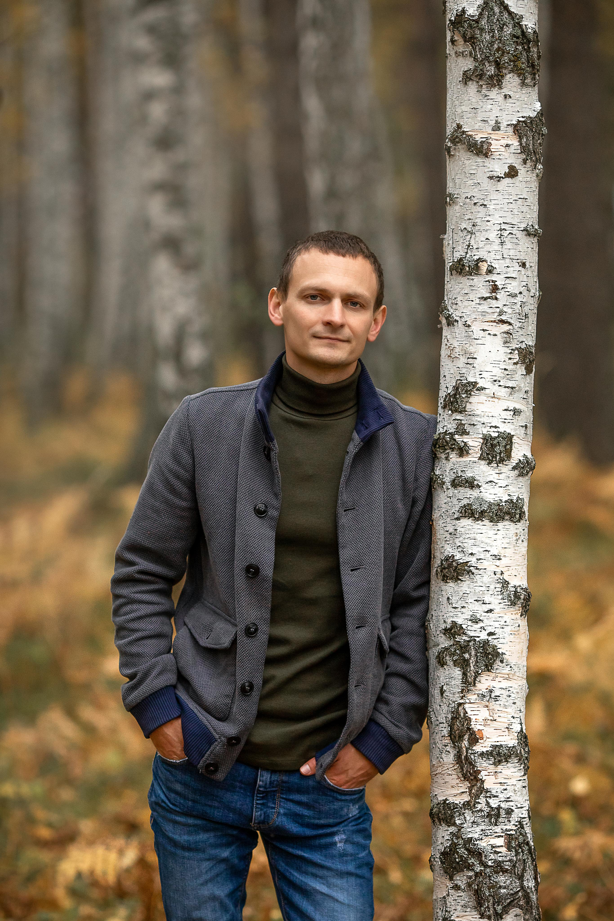 В осеннем лесу. Детский и семейный фотограф в Красноярске Елена Коровкина