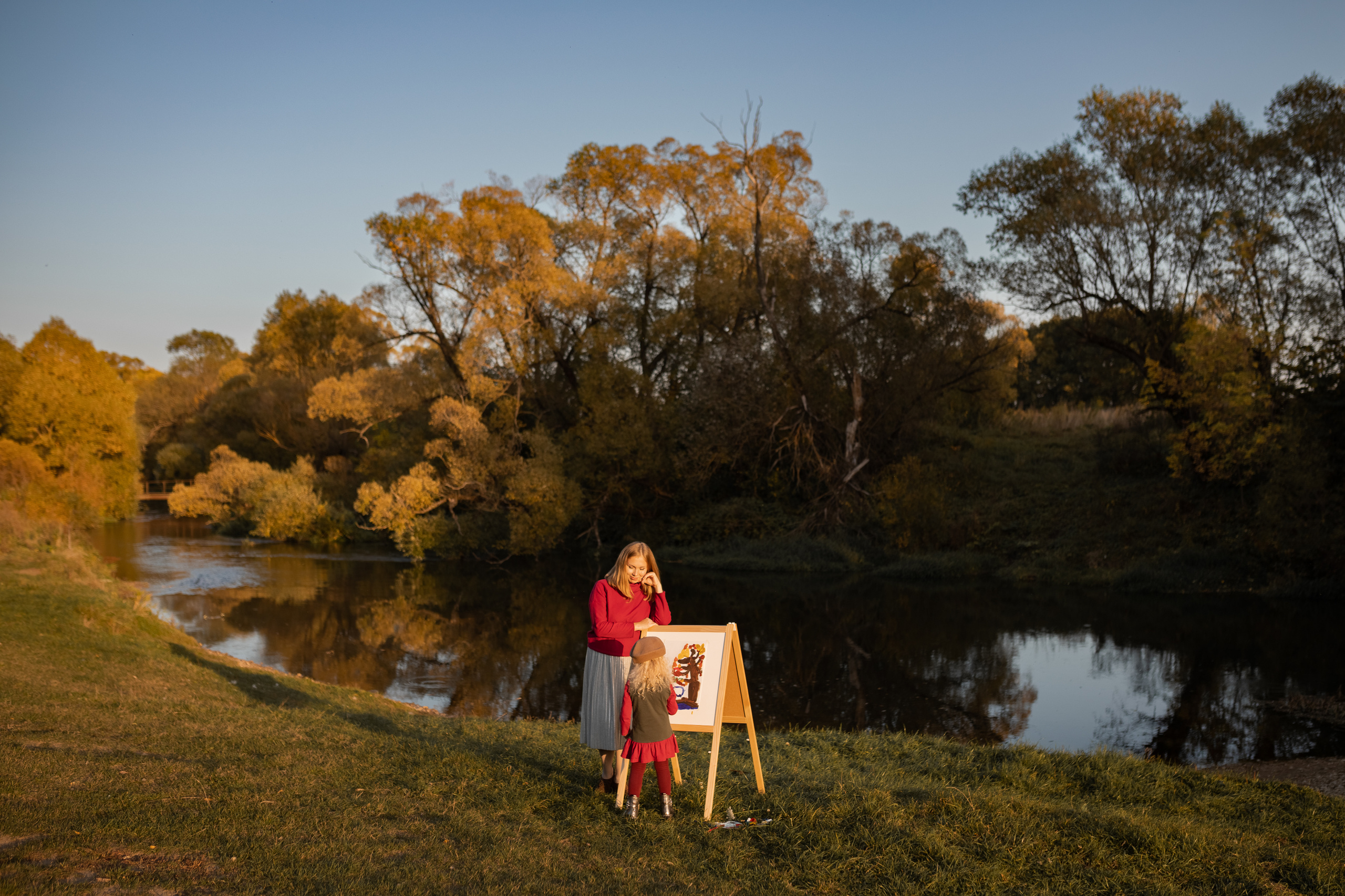 Творческая фотопрогулка для семьи Екатерины и Максима. Женский семейный фотограф Тула Москва Захарова Анна