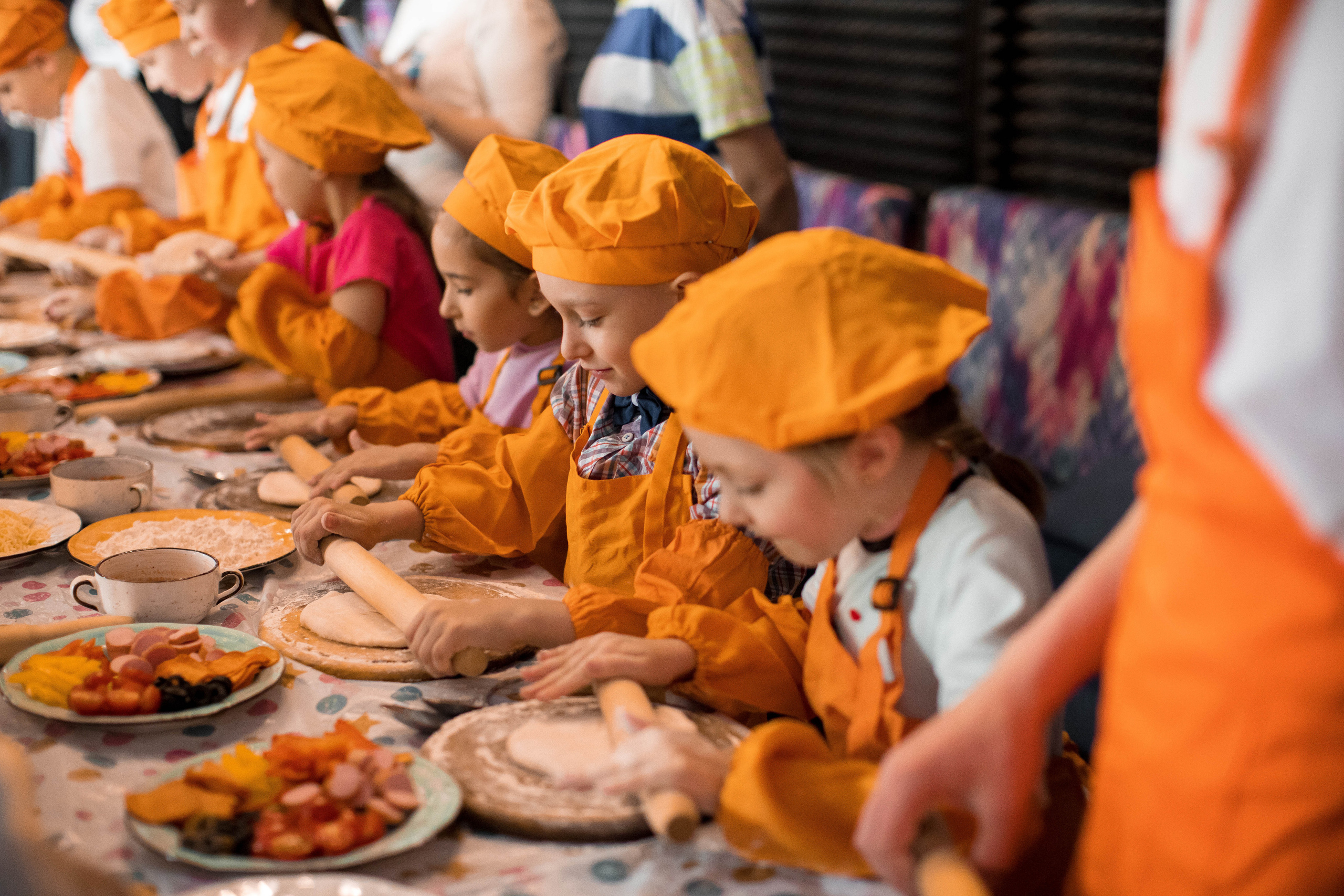 Мастер-класс по приготовлению пиццы. Фотограф — художник в Москве Васильева Юлия