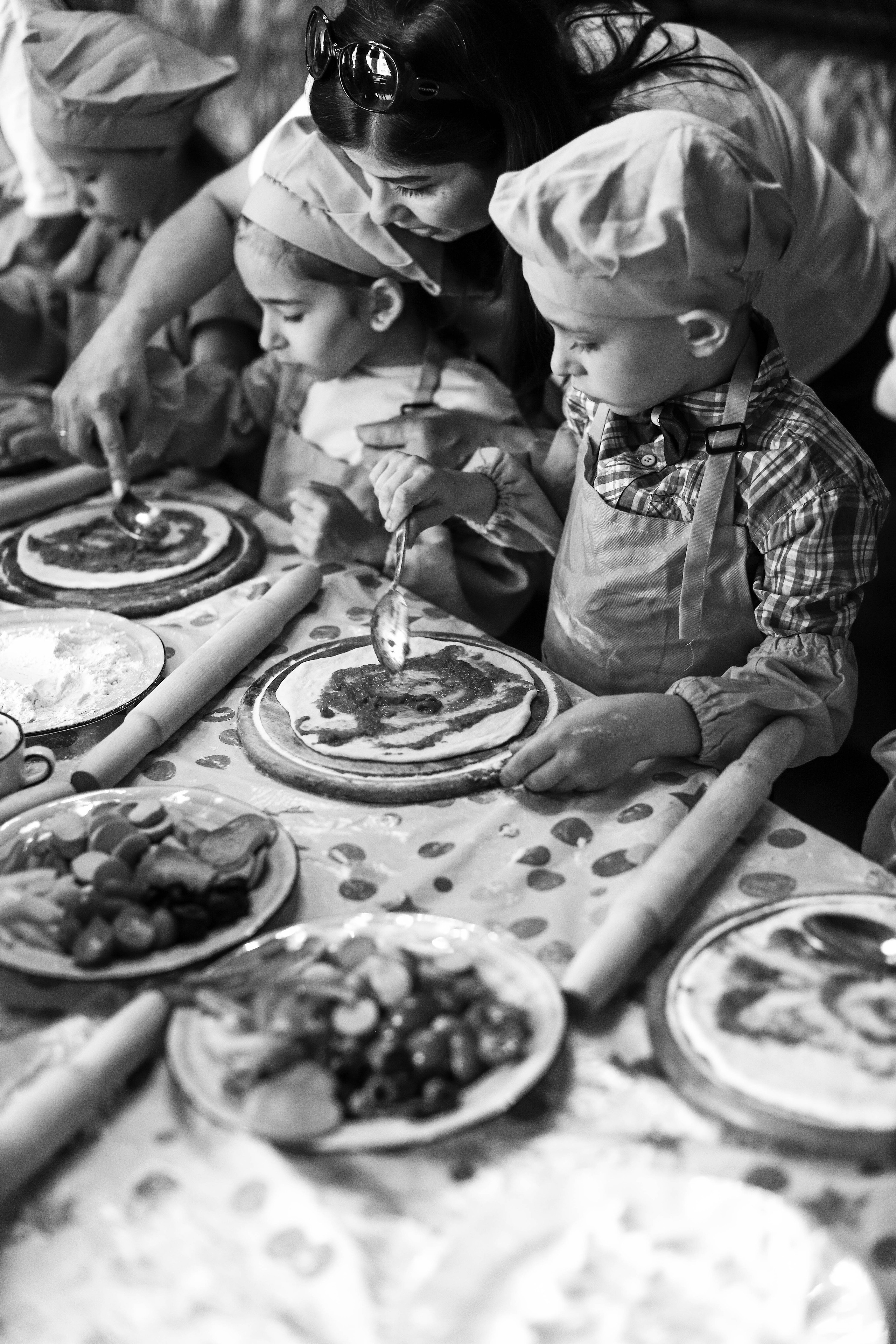 Мастер-класс по приготовлению пиццы. Фотограф — художник в Москве Васильева Юлия