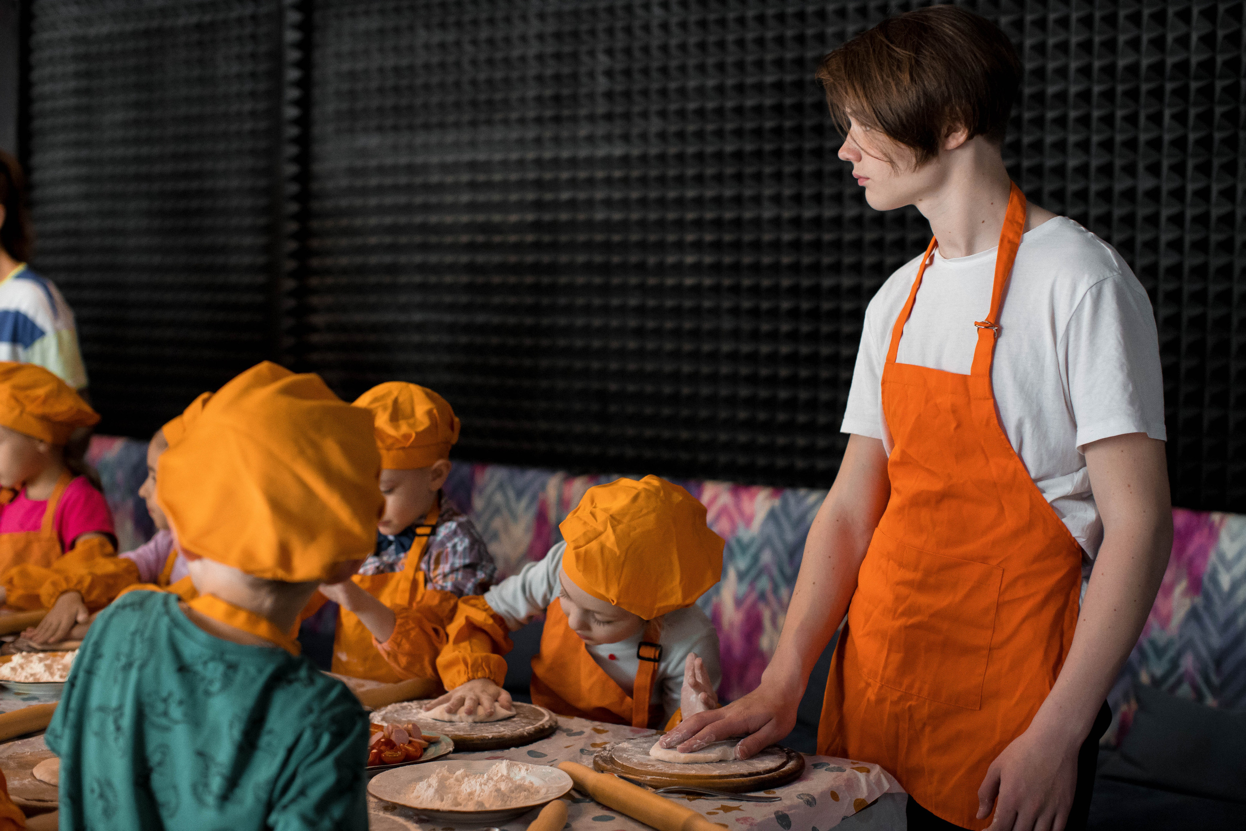 Мастер-класс по приготовлению пиццы. Фотограф — художник в Москве Васильева Юлия