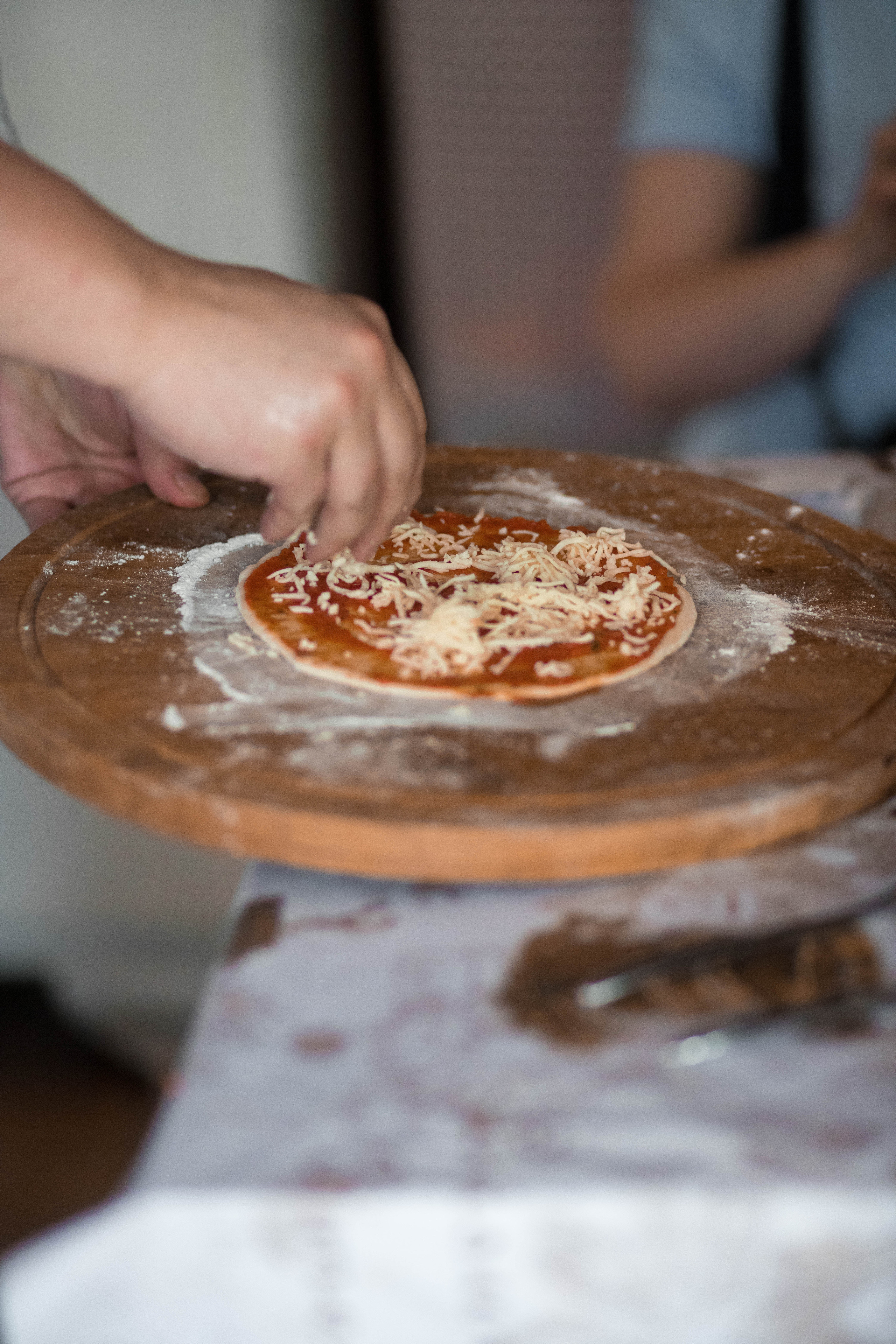 Мастер-класс по приготовлению пиццы. Фотограф — художник в Москве Васильева Юлия