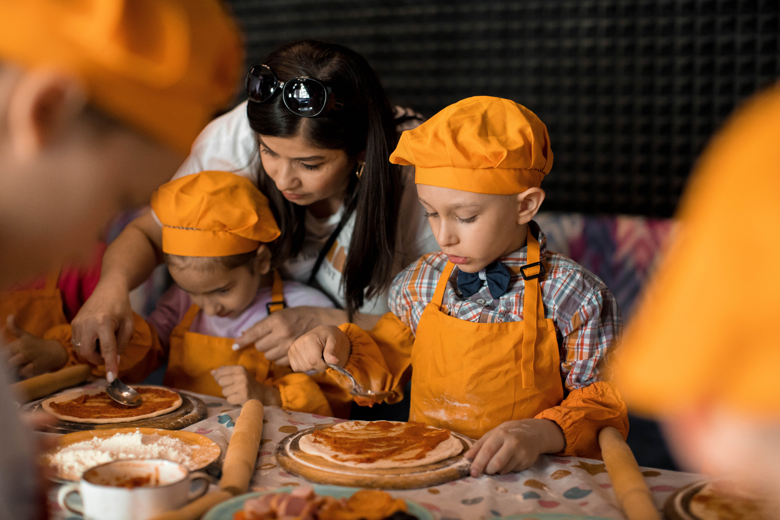 Мастер-класс по приготовлению пиццы. Фотограф — художник в Москве Васильева Юлия